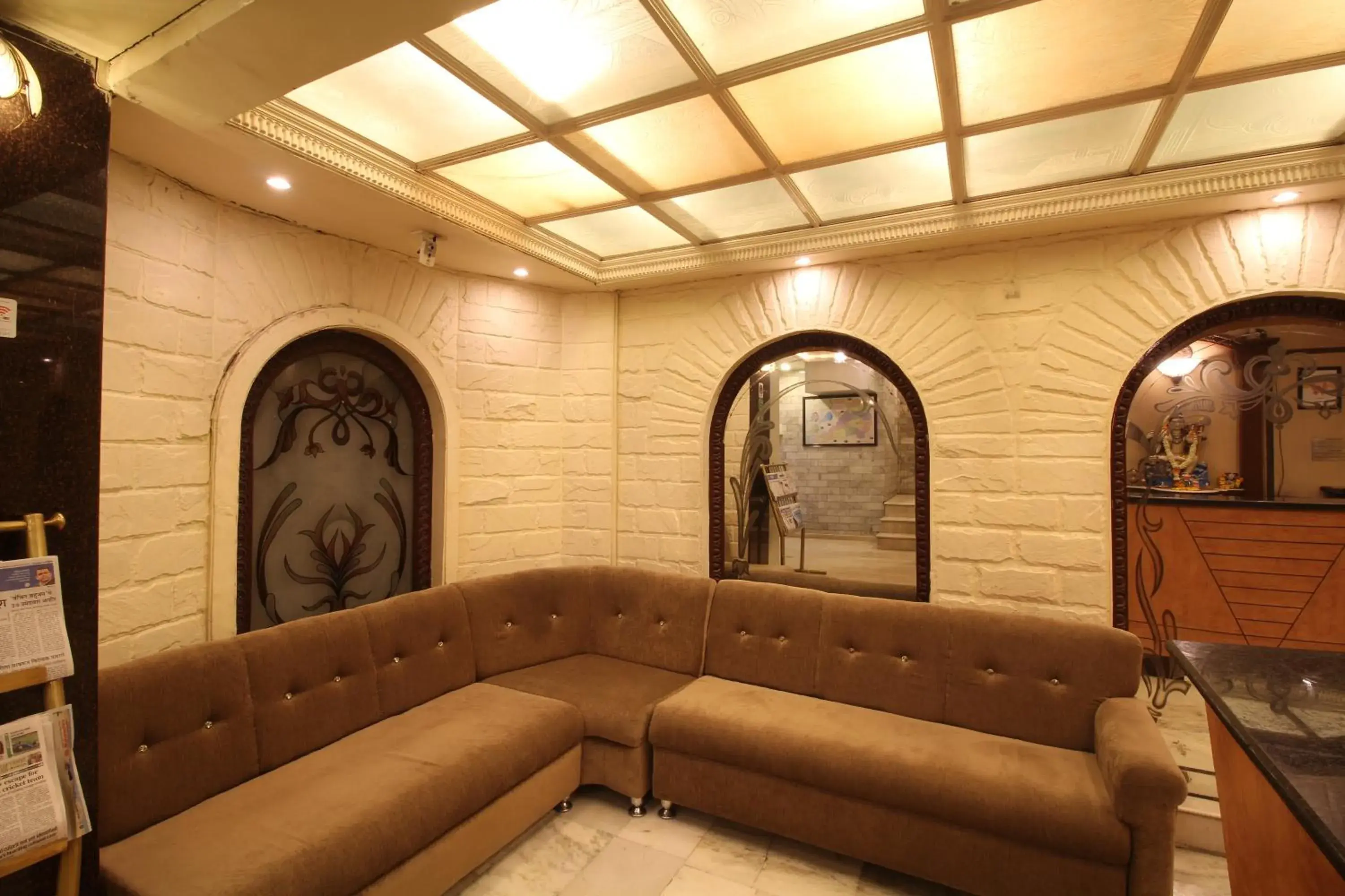 Lobby or reception in Hotel Shivkrupa Lobby or reception in Hotel Shivkrupa