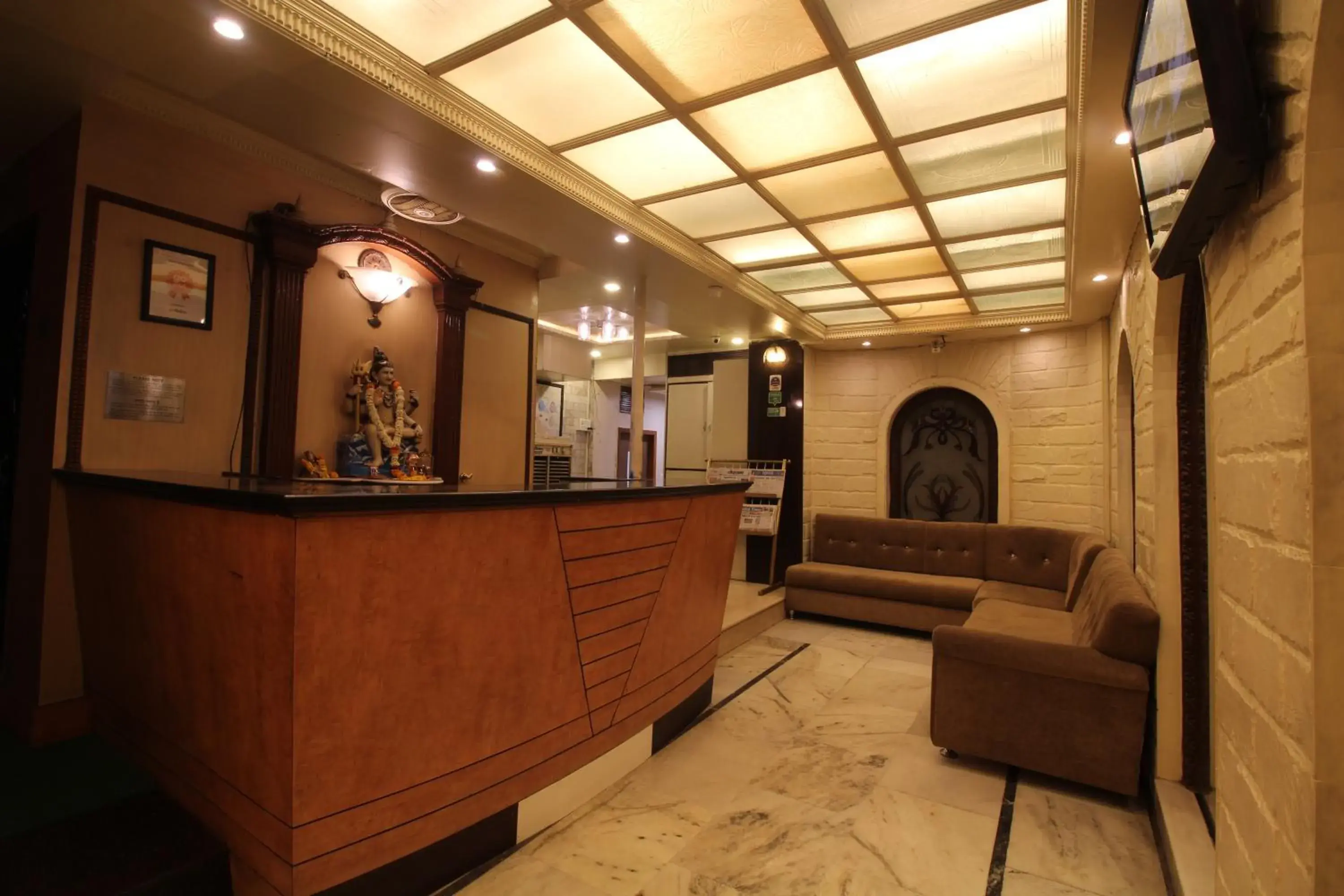 Lobby or reception in Hotel Shivkrupa Lobby or reception in Hotel Shivkrupa