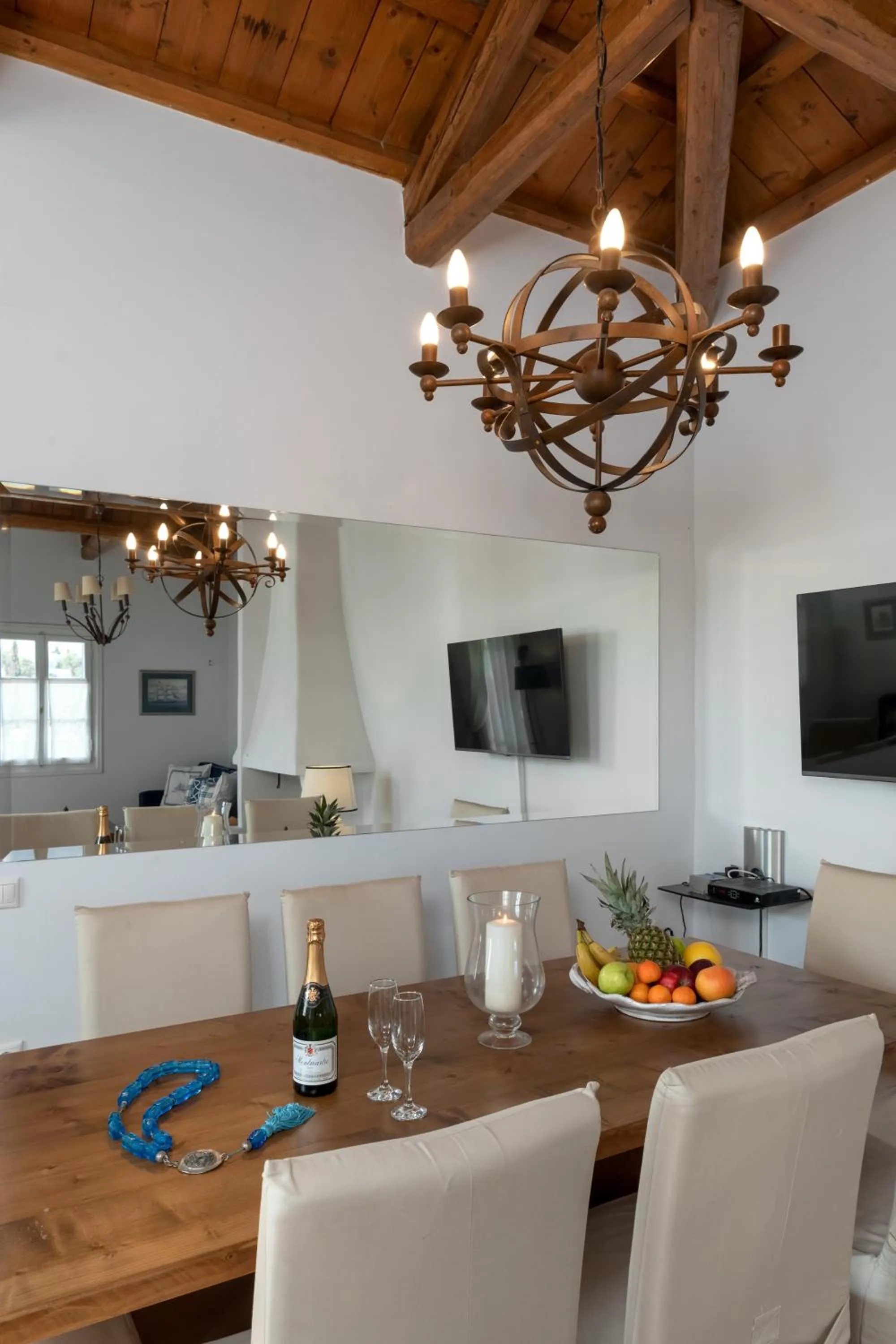 Dining area in Porto Vecchio Luxury Suites
