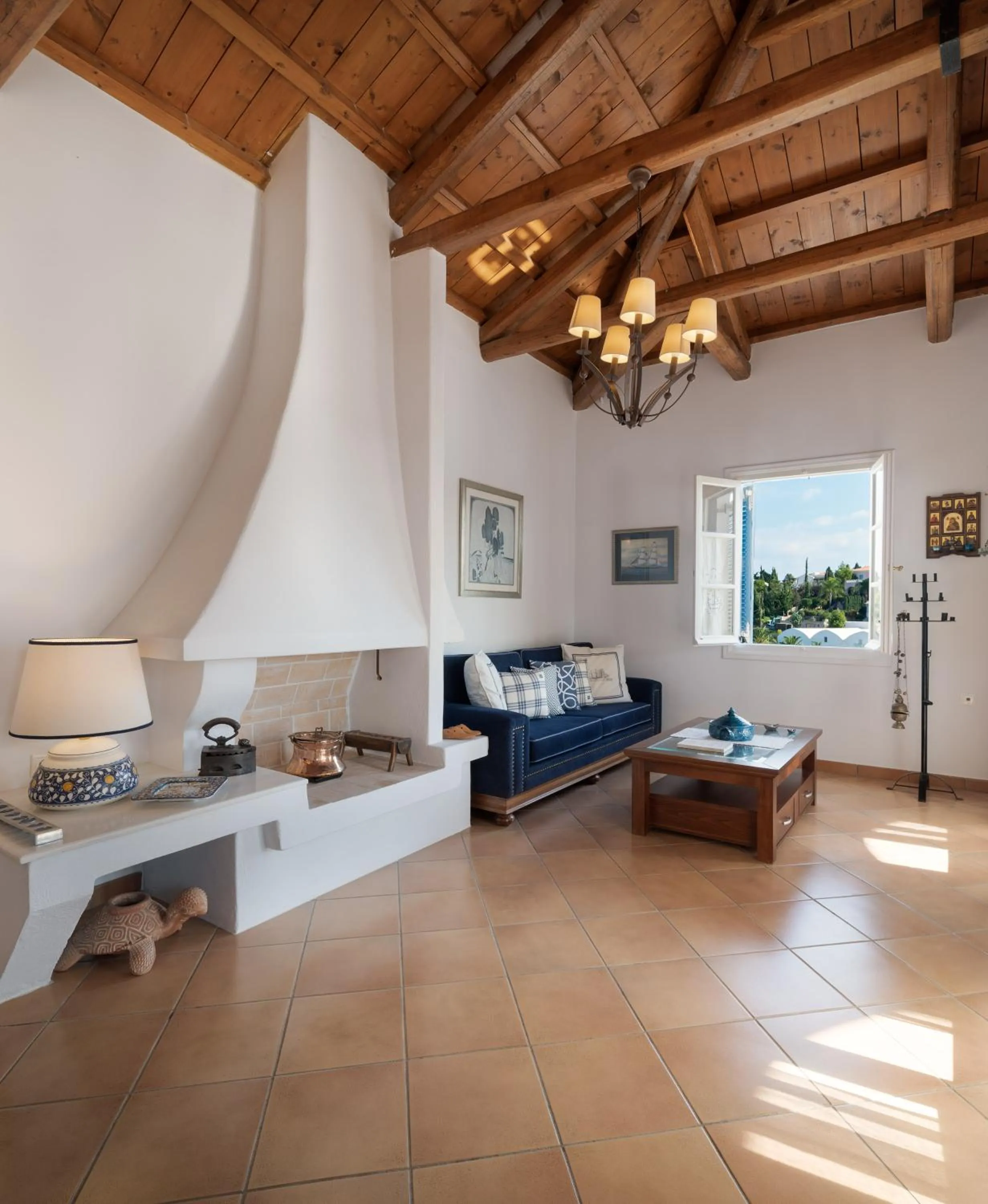 Living room in Porto Vecchio Luxury Suites