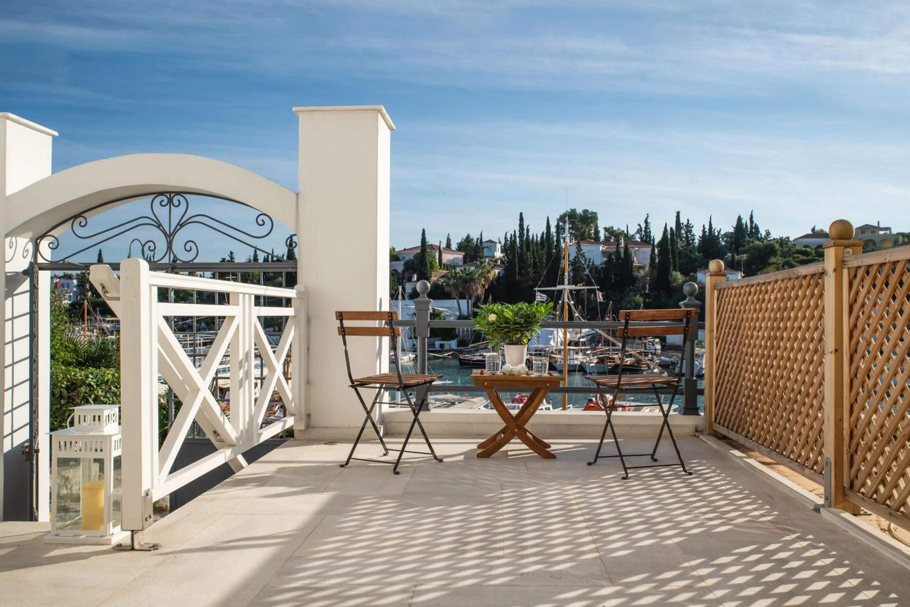 Patio in Porto Vecchio Luxury Suites