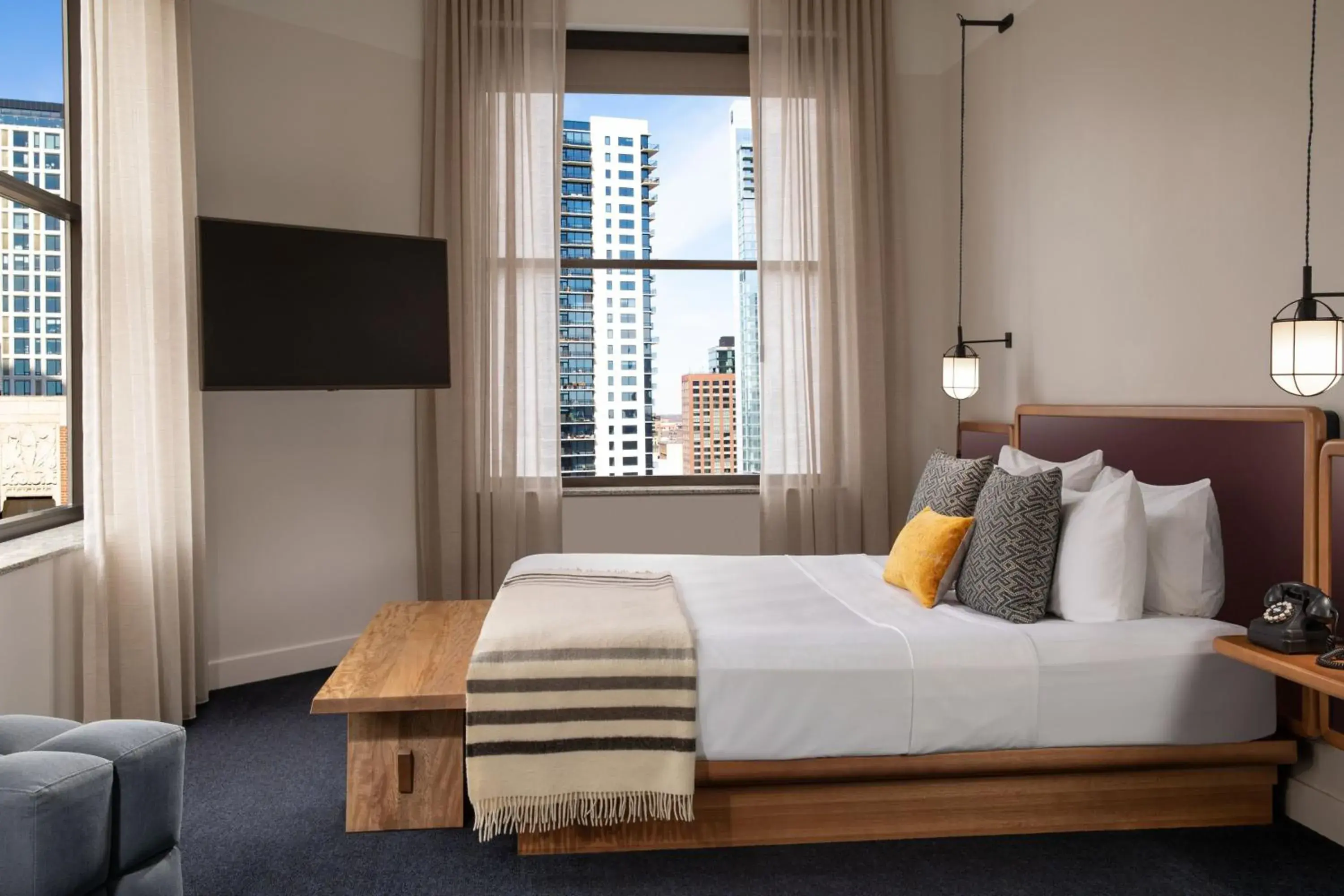 Bedroom, Bed in Emery Hotel, Autograph Collection Bedroom, Bed in Emery Hotel, Autograph Collection