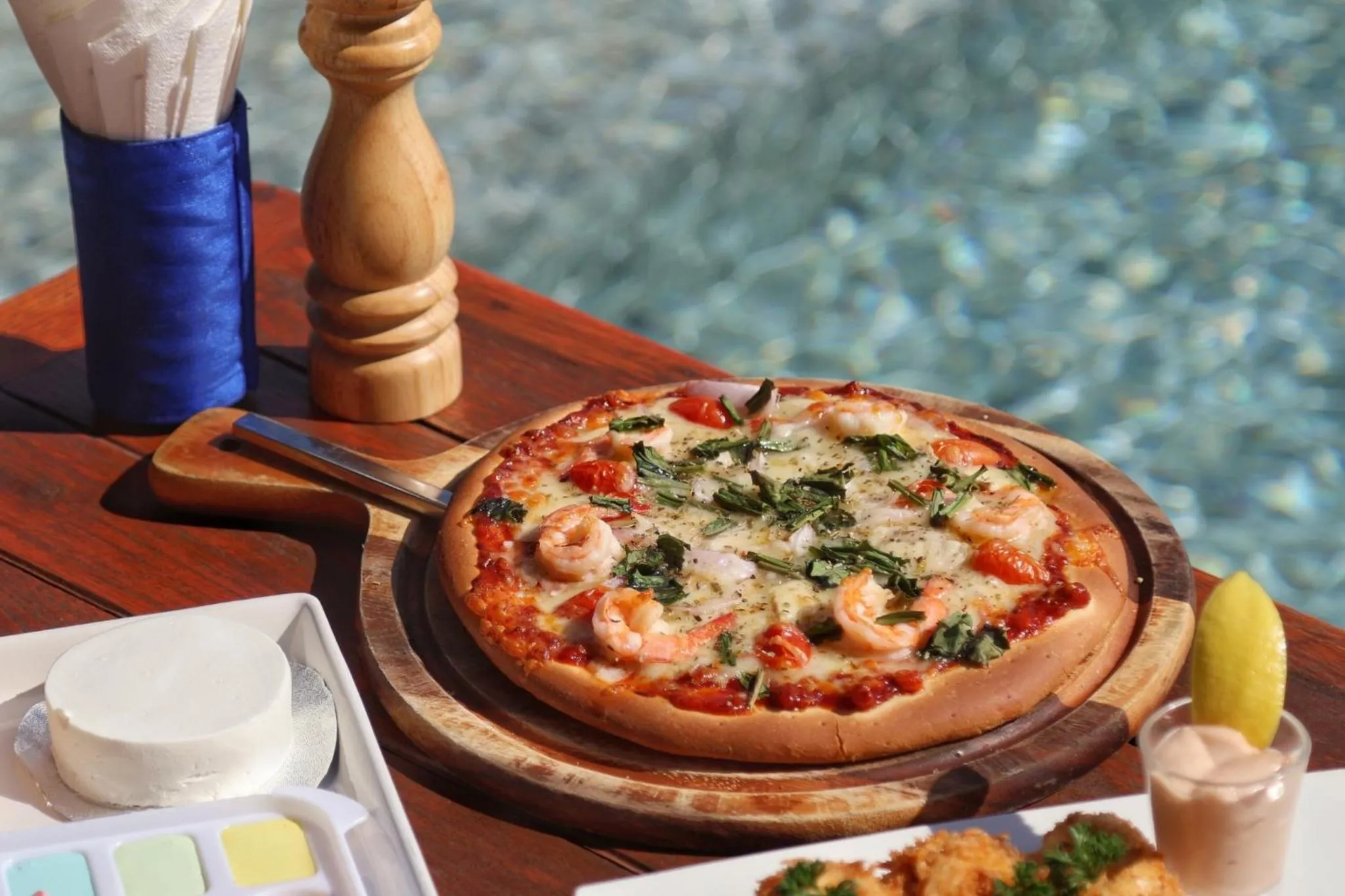 Swimming pool in The Cavalli Casa Resort