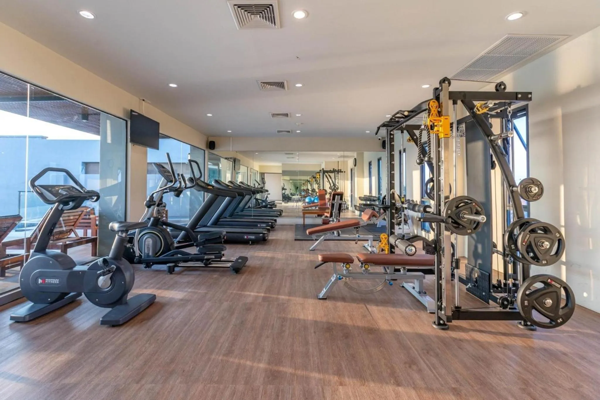 Fitness centre/facilities in The Cavalli Casa Resort