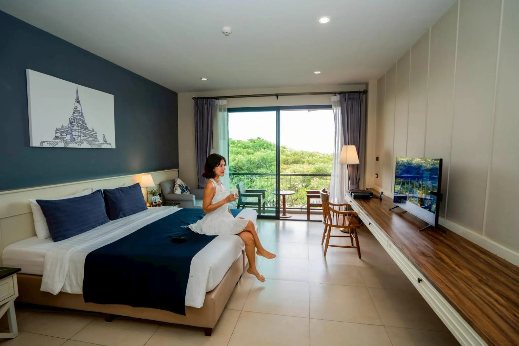 Bed in The Cavalli Casa Resort