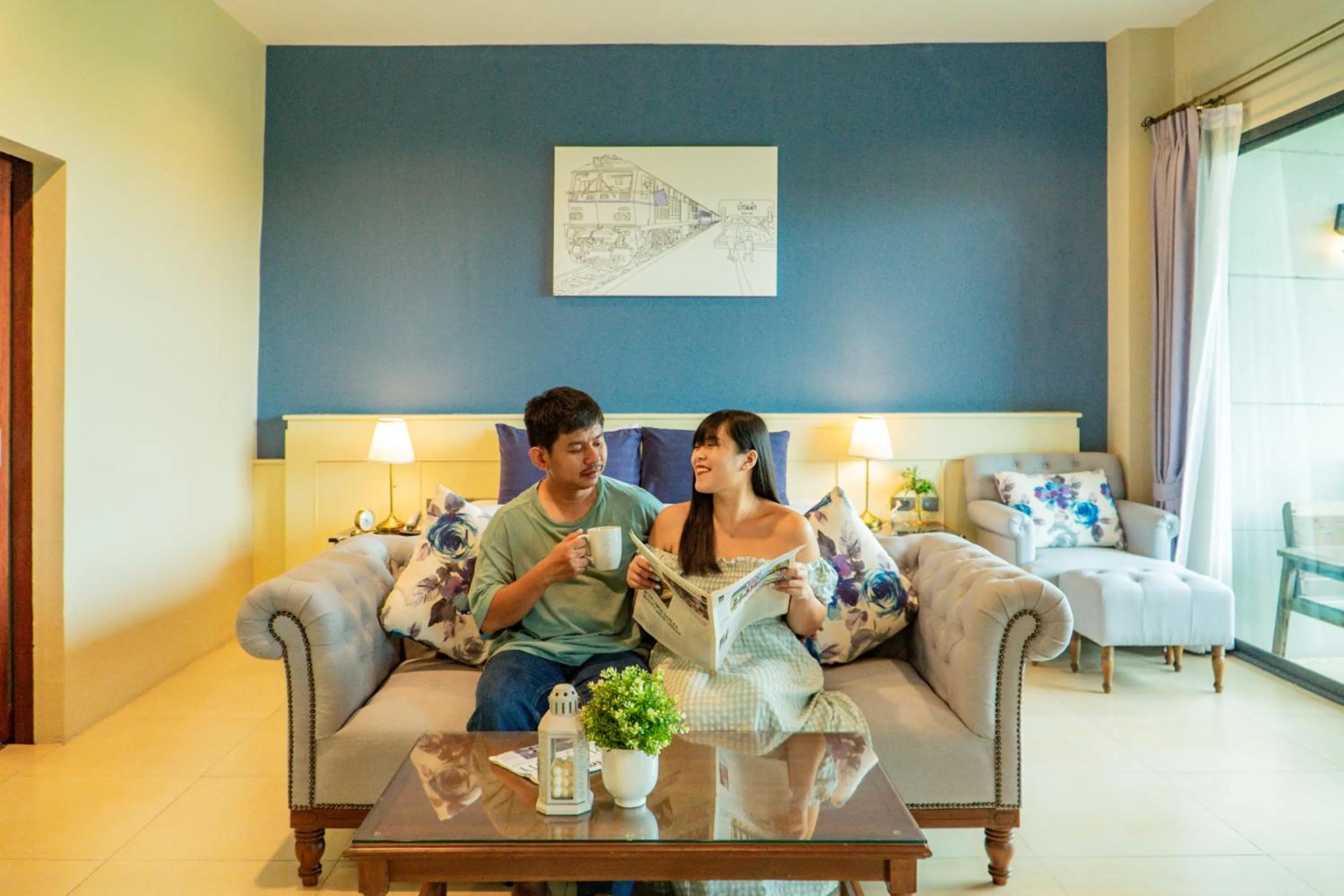 Bed in The Cavalli Casa Resort