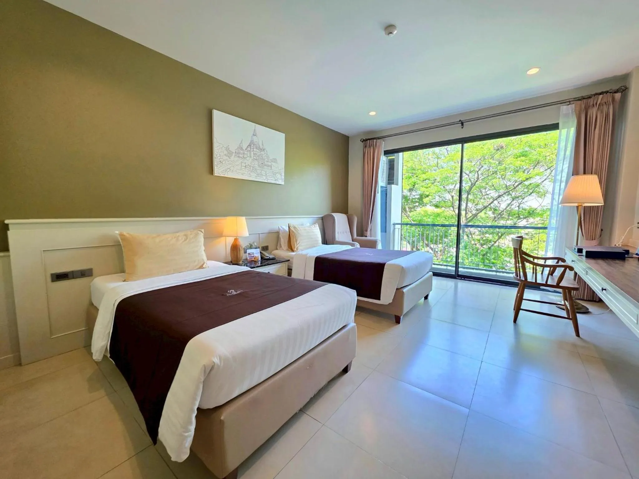 Bed in The Cavalli Casa Resort