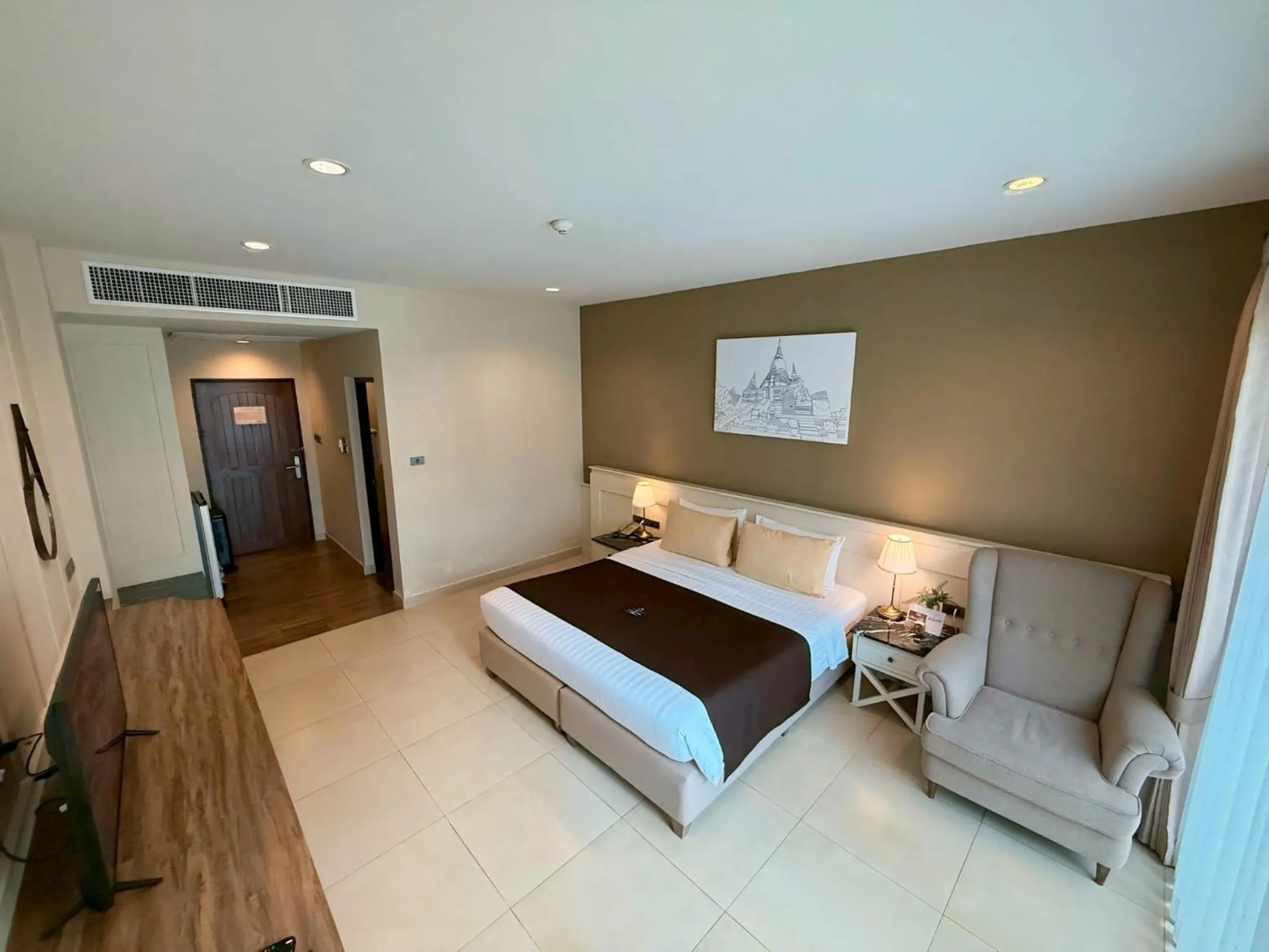 Bed in The Cavalli Casa Resort