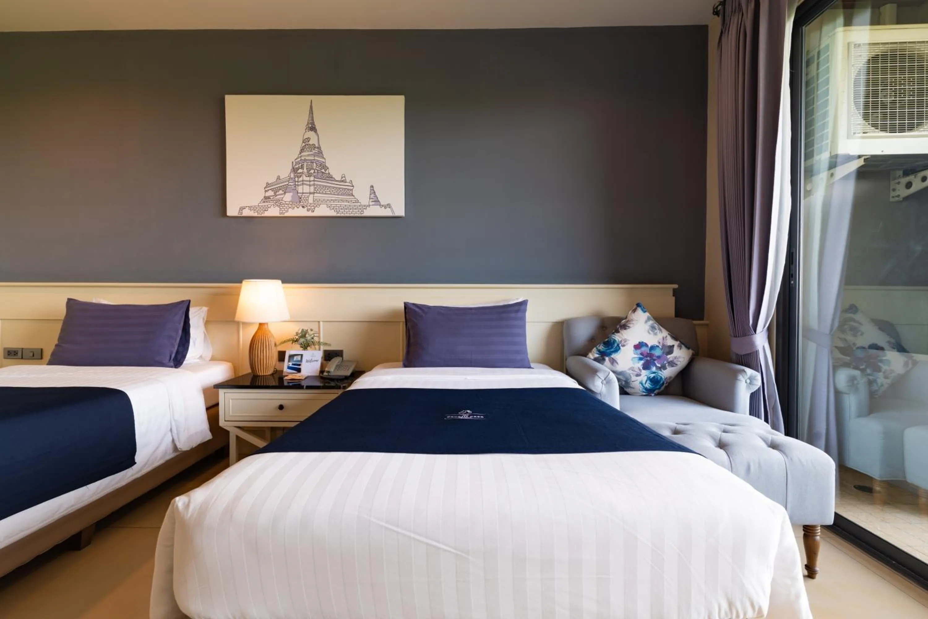 Bed in The Cavalli Casa Resort