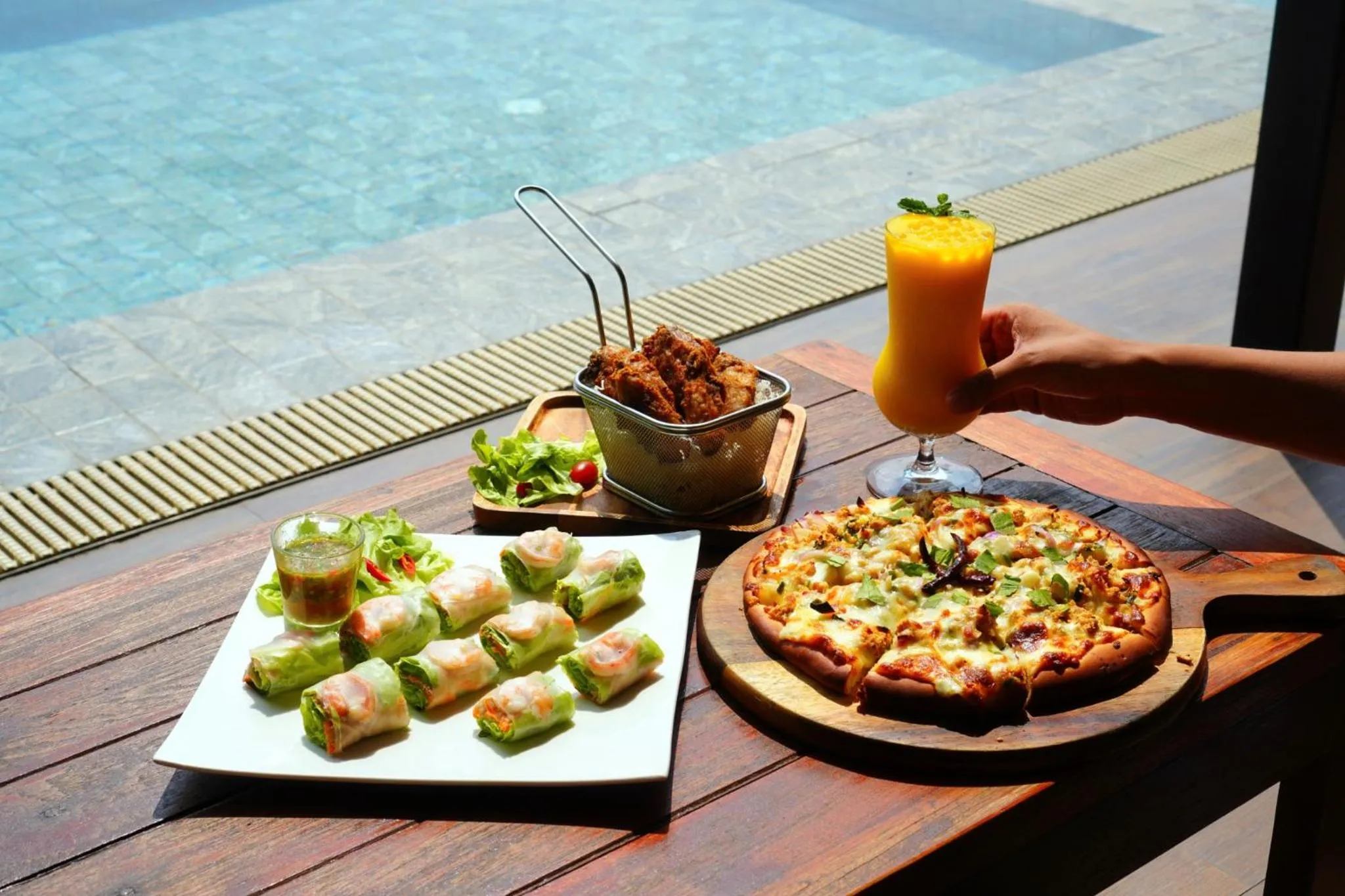 Food in The Cavalli Casa Resort