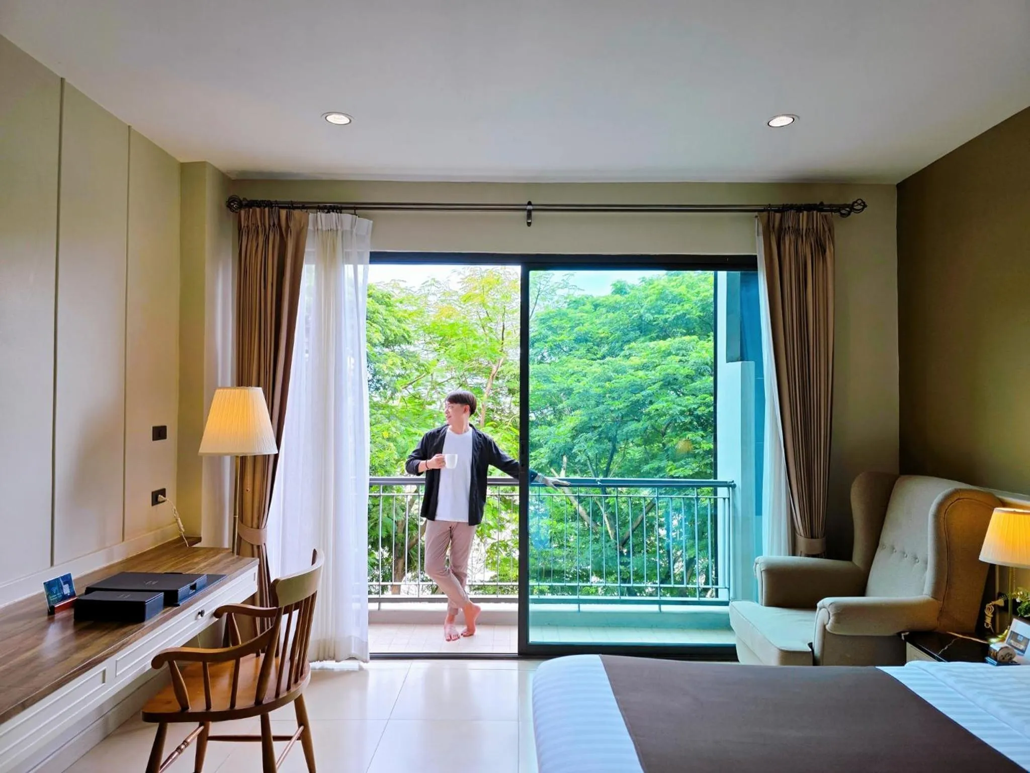 Bed in The Cavalli Casa Resort