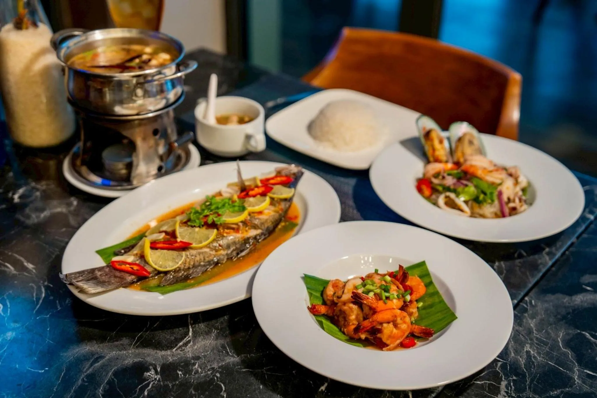 Food and drinks in The Cavalli Casa Resort