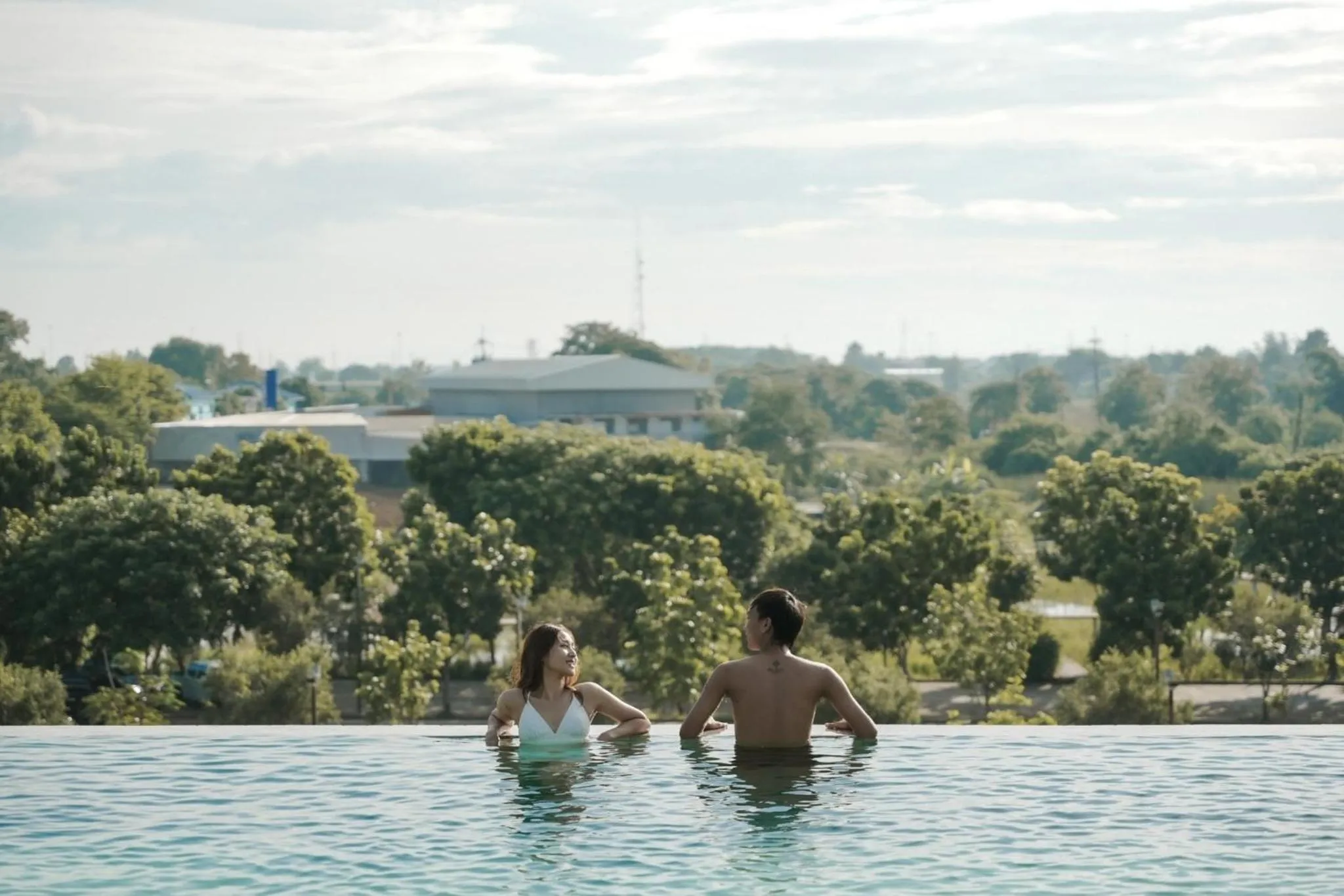Swimming pool in The Cavalli Casa Resort
