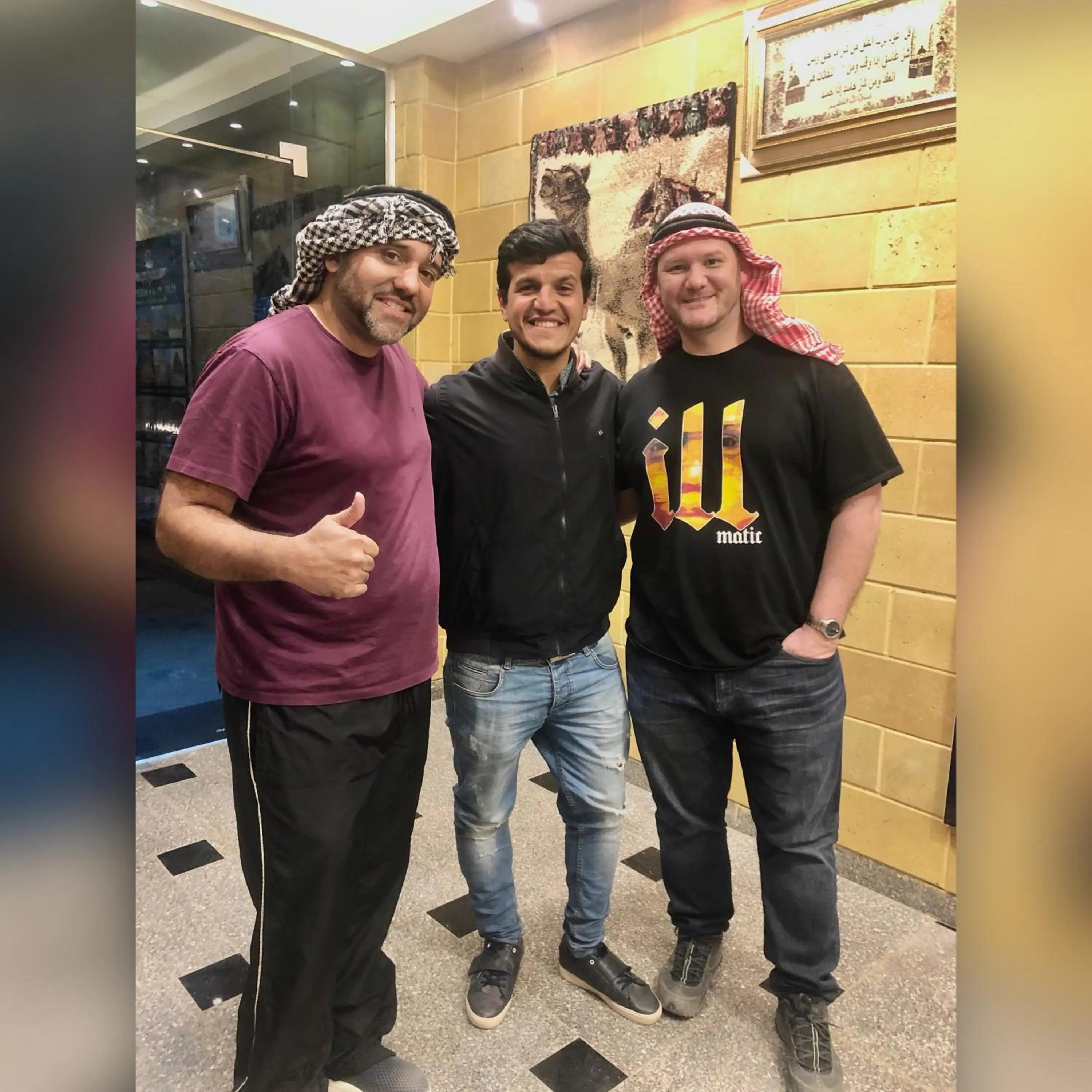 group of guests in Life Pyramids Inn