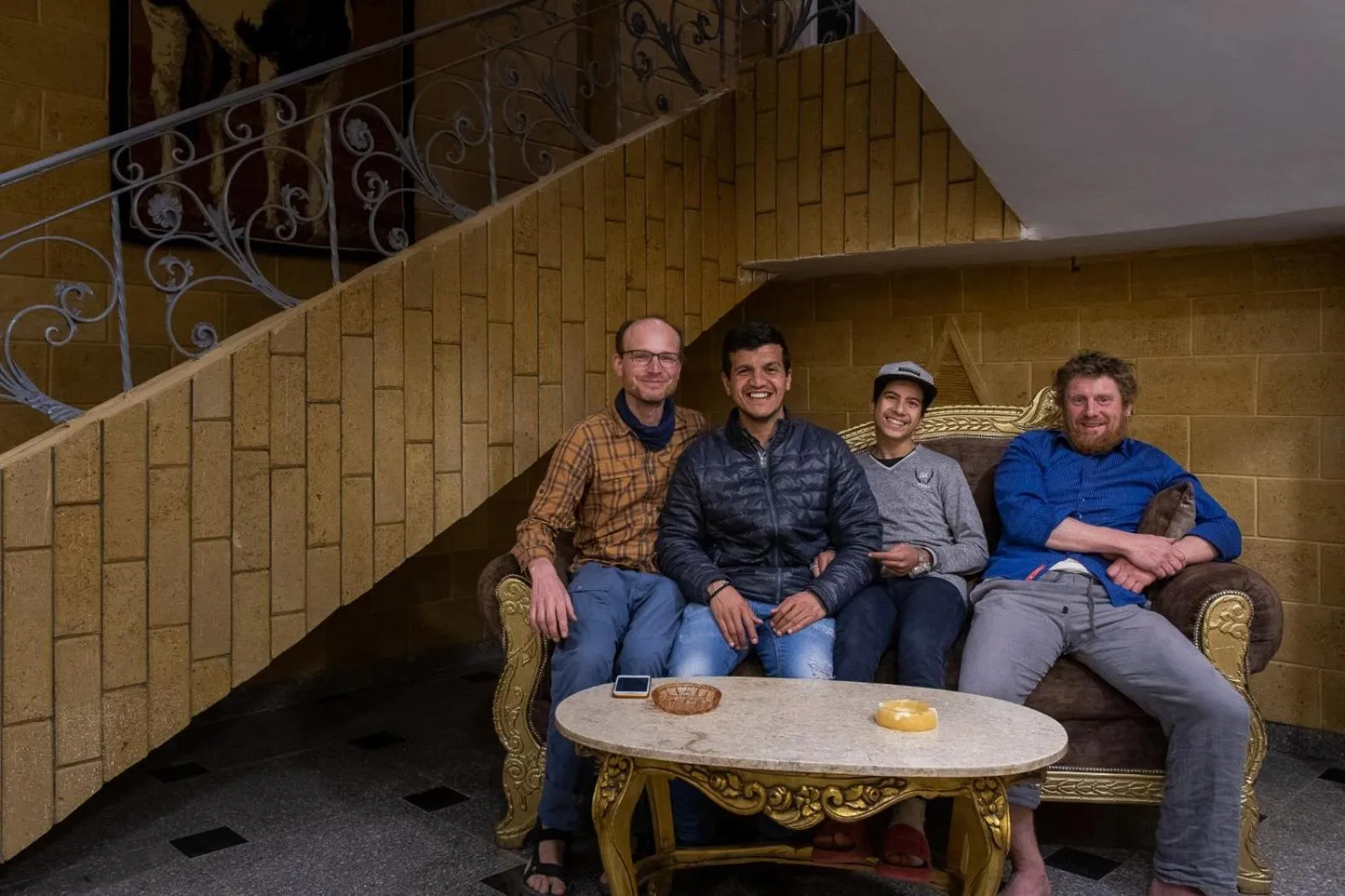 group of guests in Life Pyramids Inn