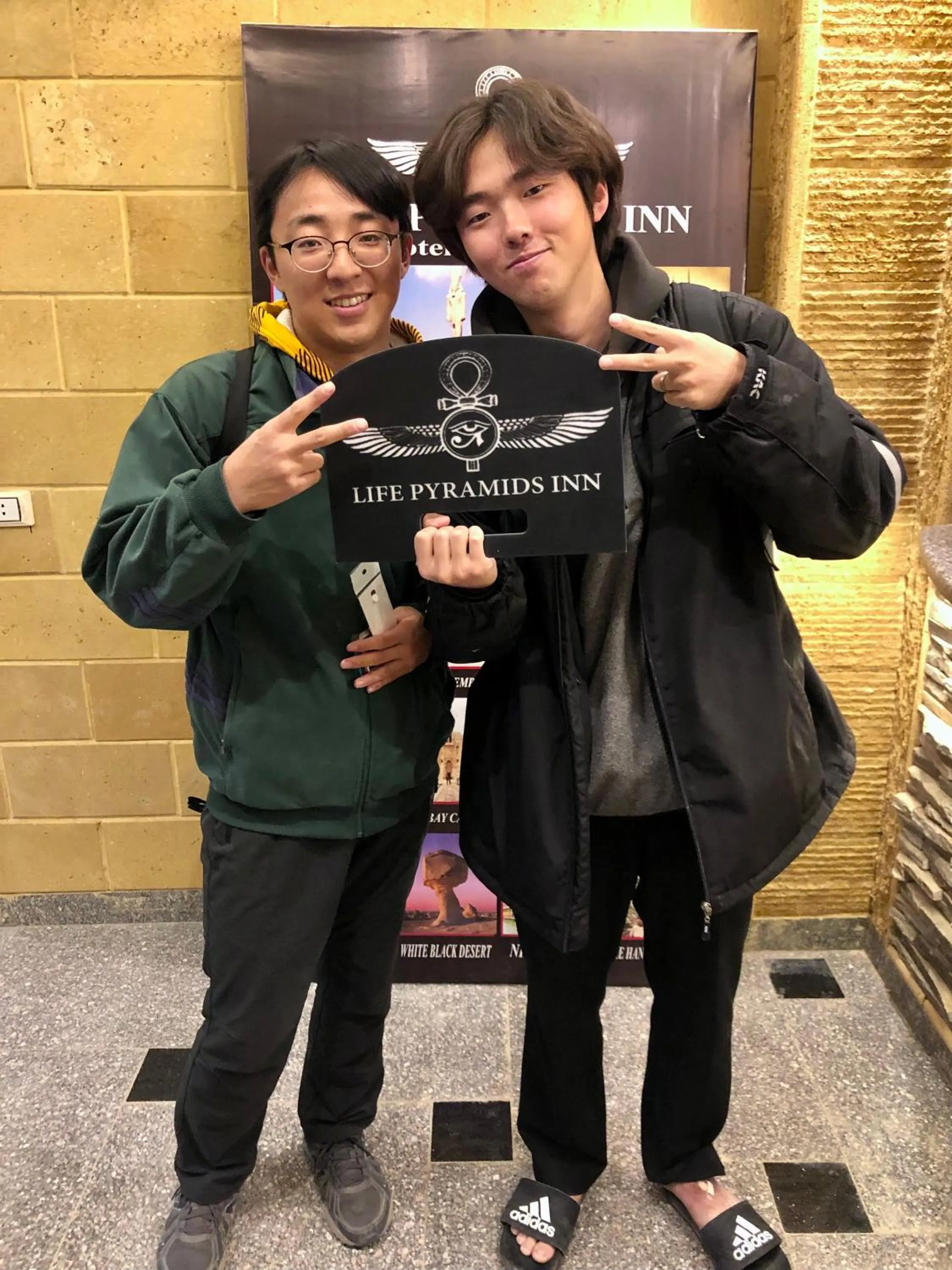 People in Life Pyramids Inn