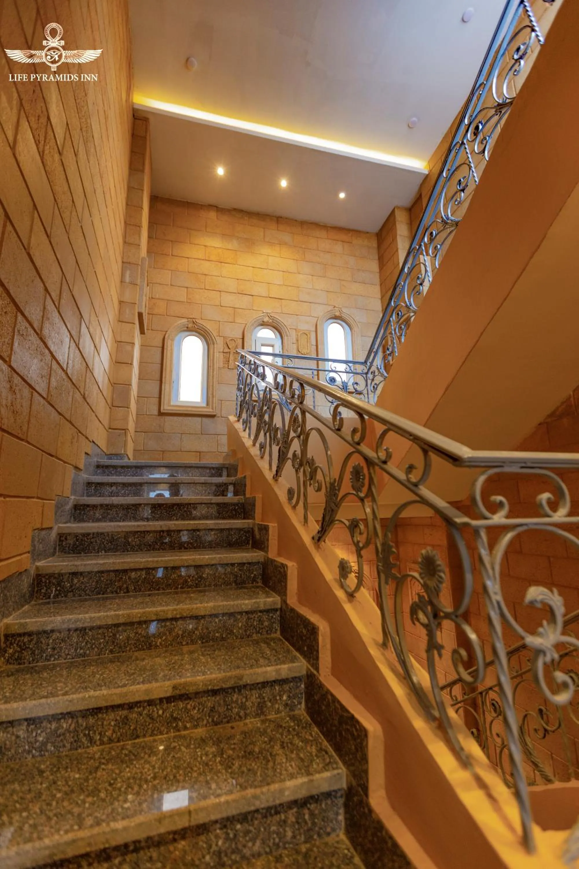 Lobby or reception in Life Pyramids Inn