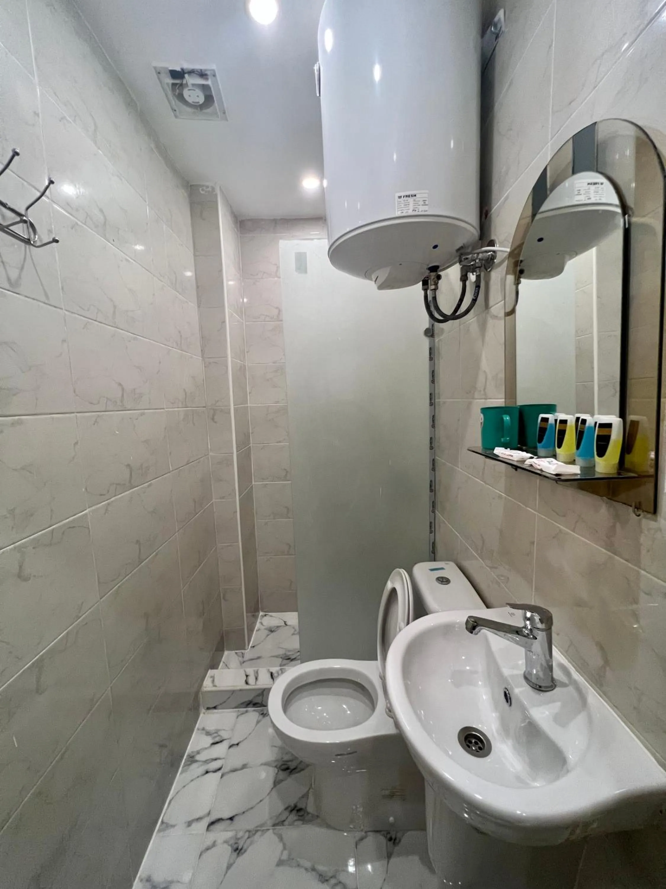 Toilet in Life Pyramids Inn