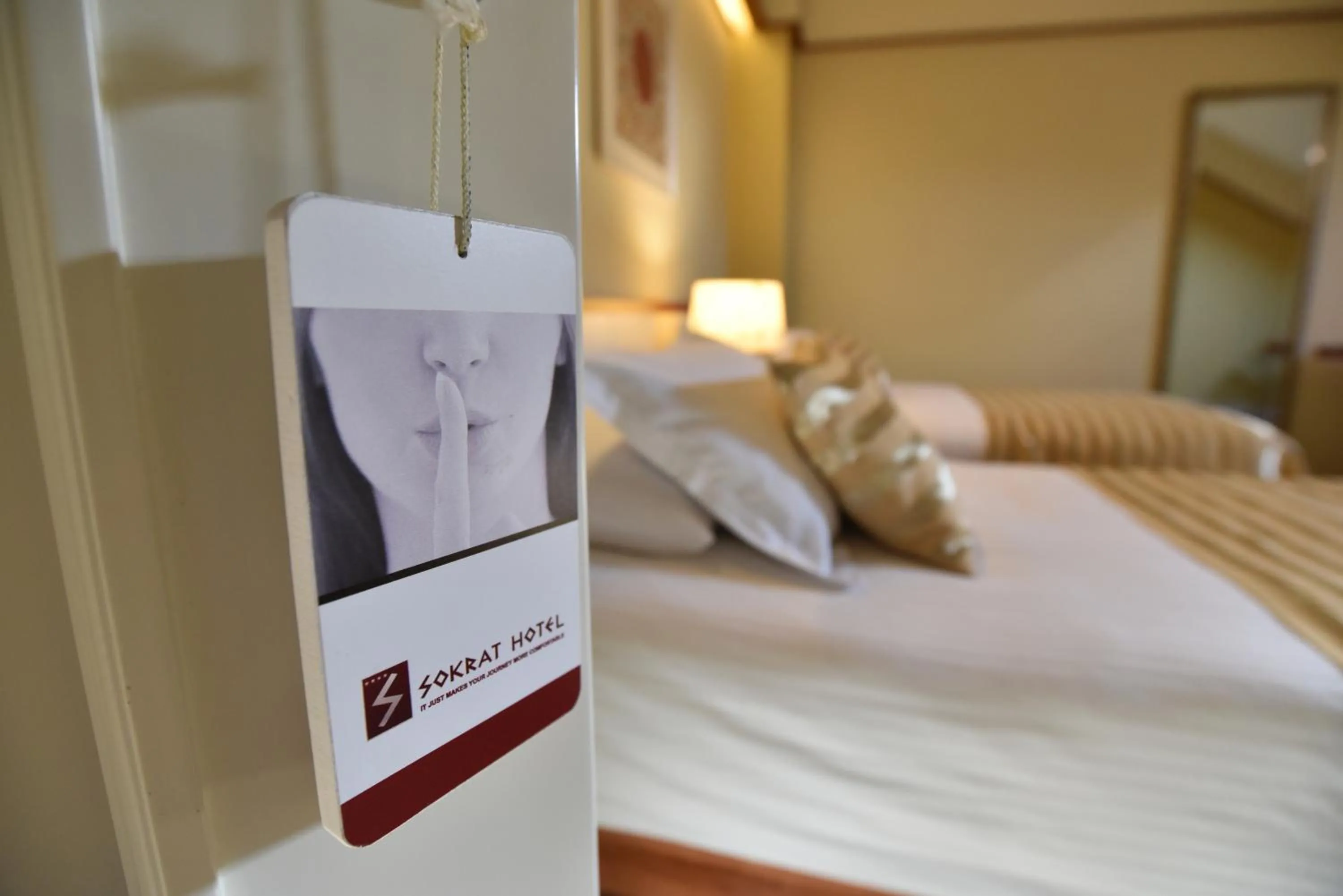 Property building, Bed in Hotel Sokrat