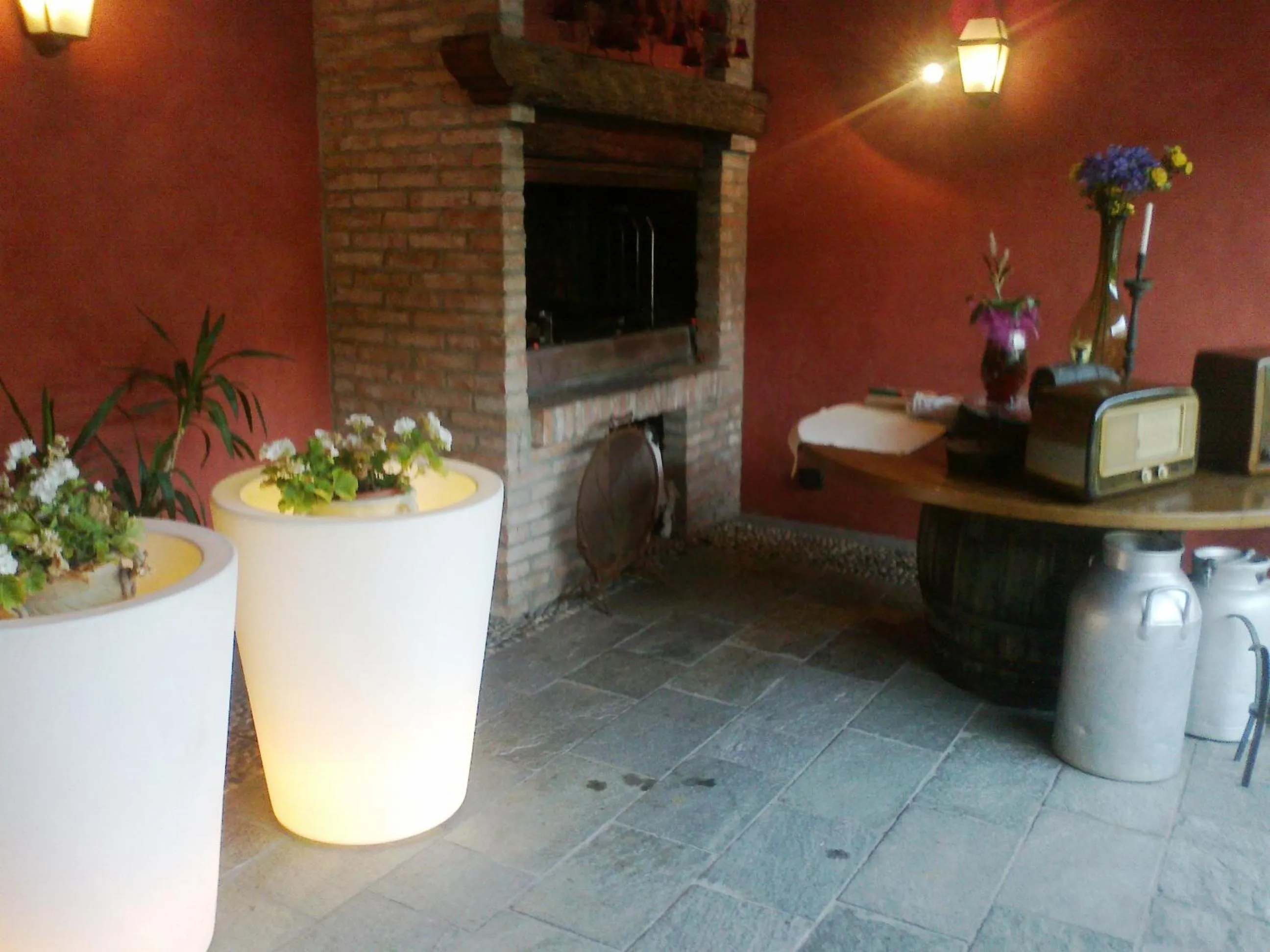 Decorative detail in Hotel Ristorante La Bettola