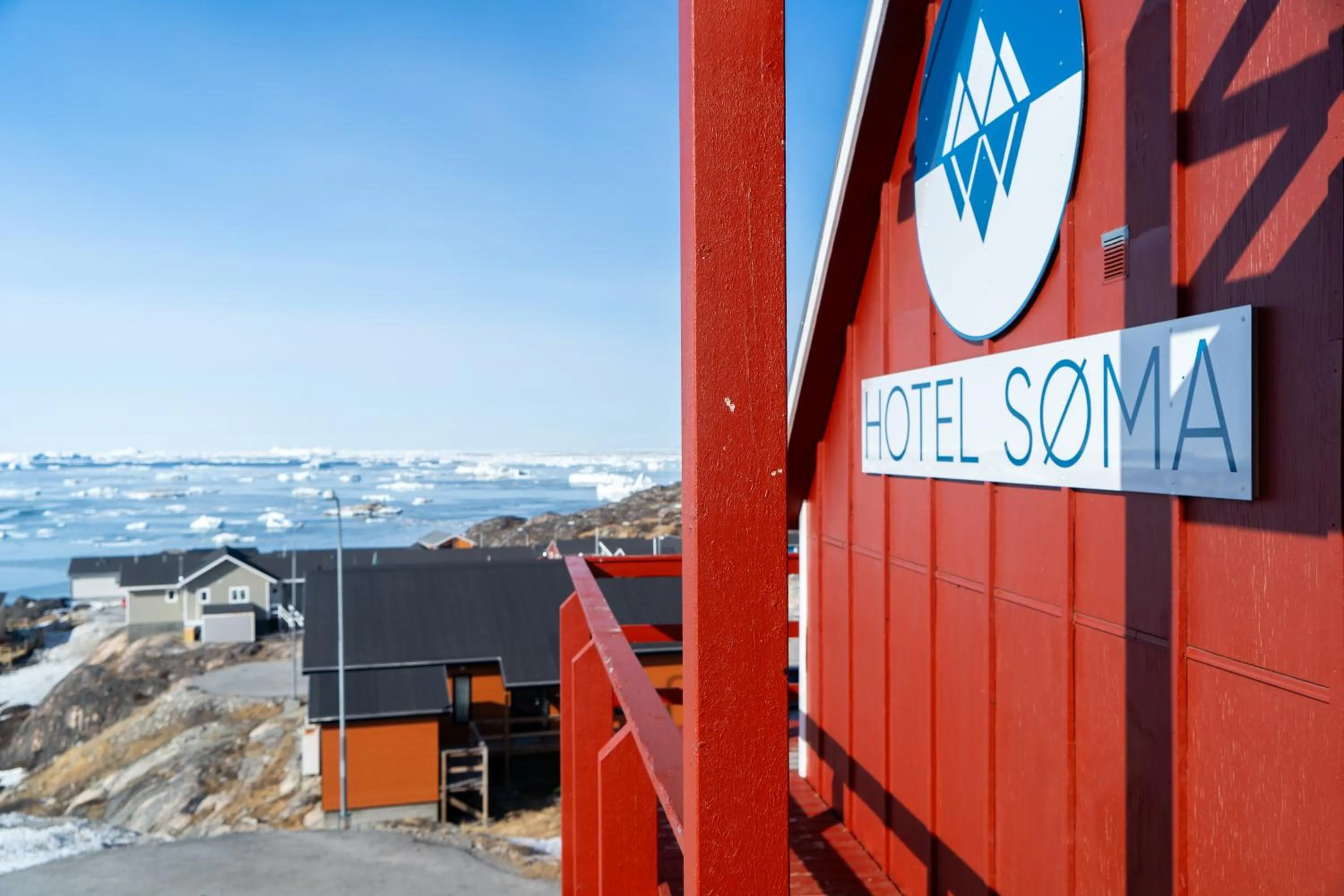 Facade/entrance in HOTEL SØMA Ilulissat