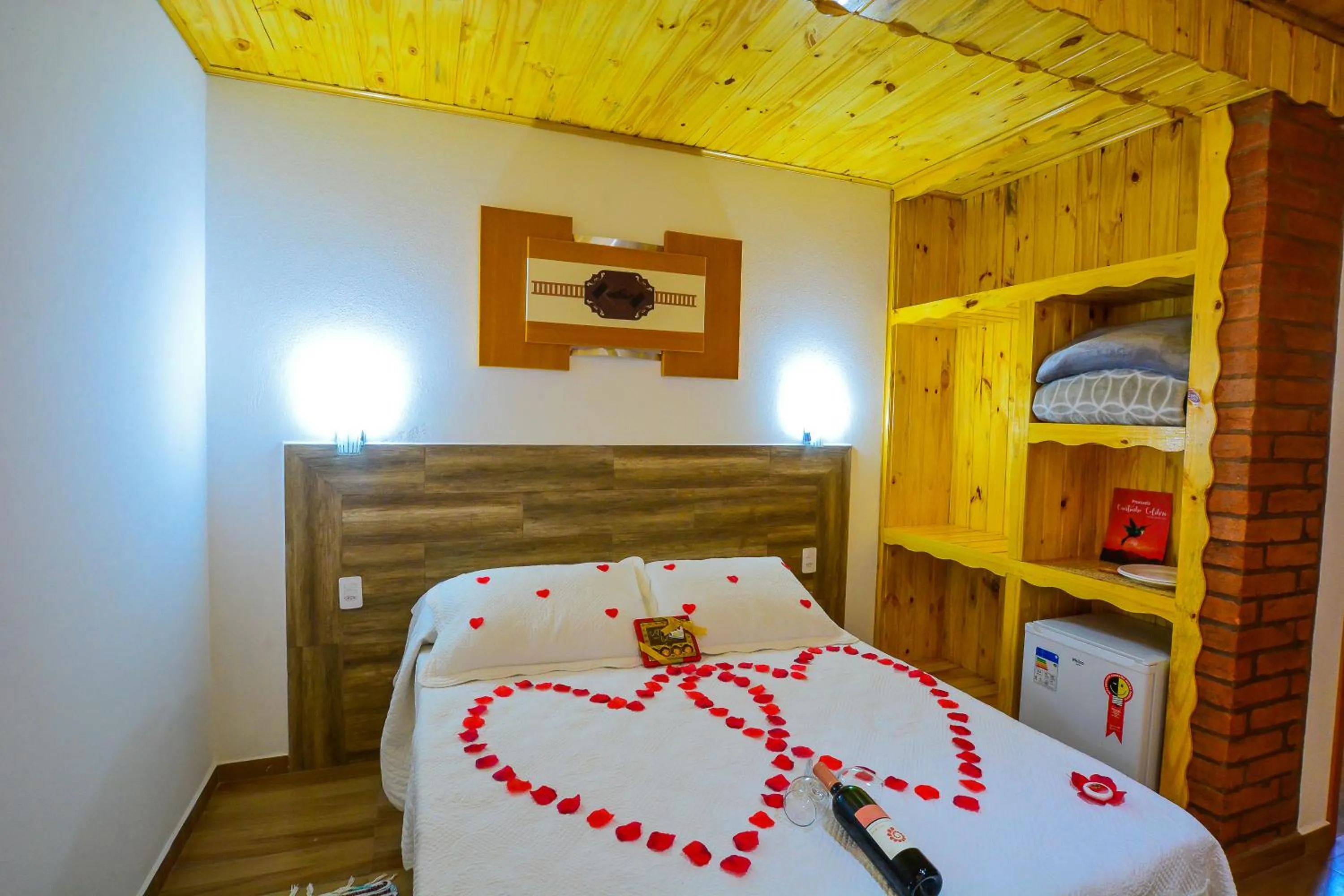 Bed in Pousada Varanda Colibri