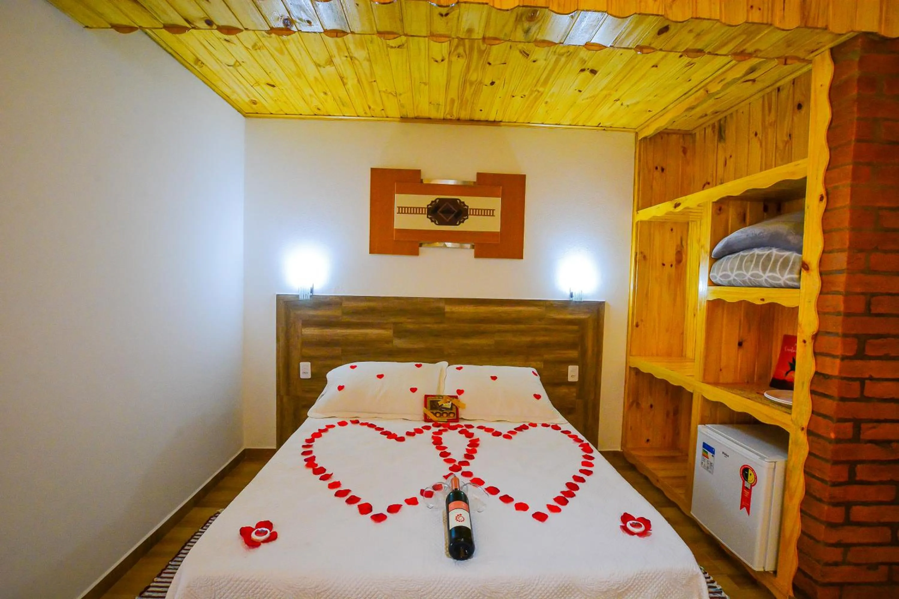 Bed in Pousada Varanda Colibri