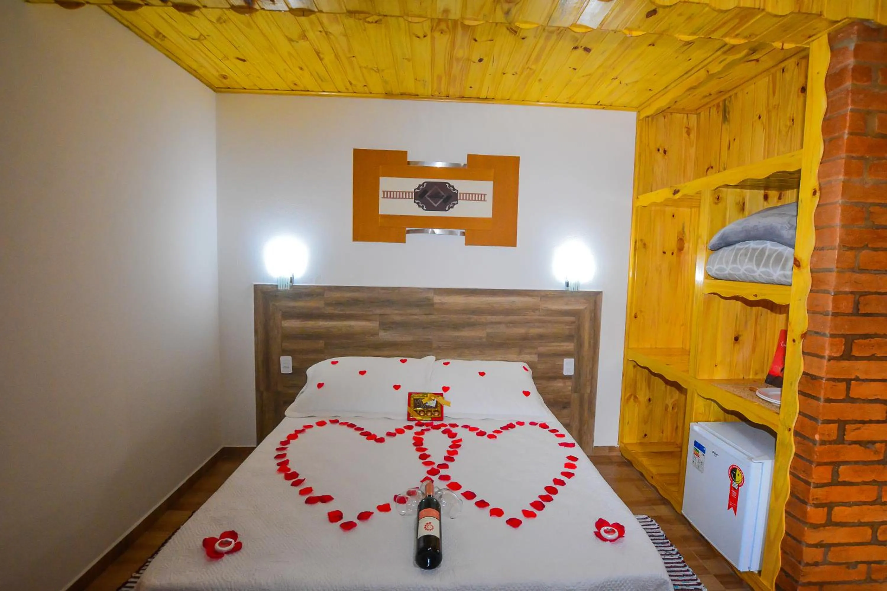 Bed in Pousada Varanda Colibri