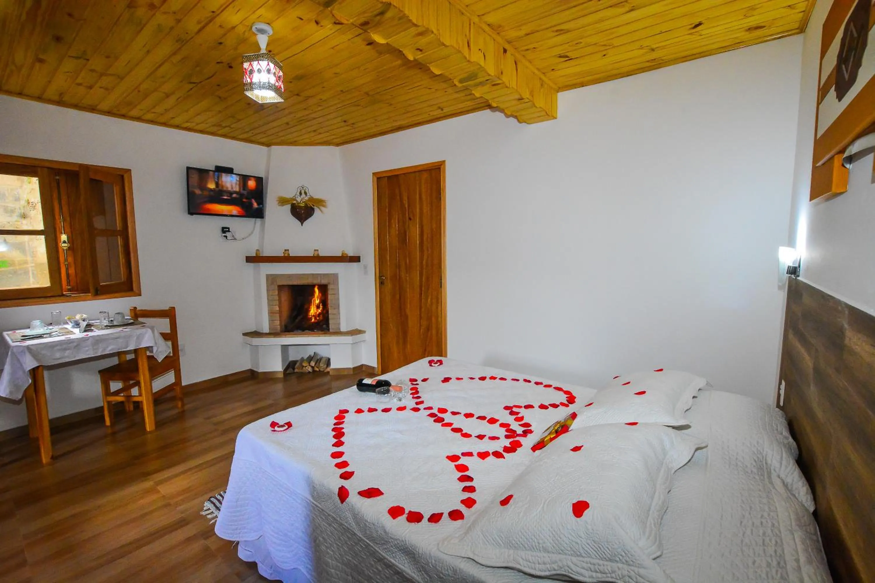 Bed in Pousada Varanda Colibri