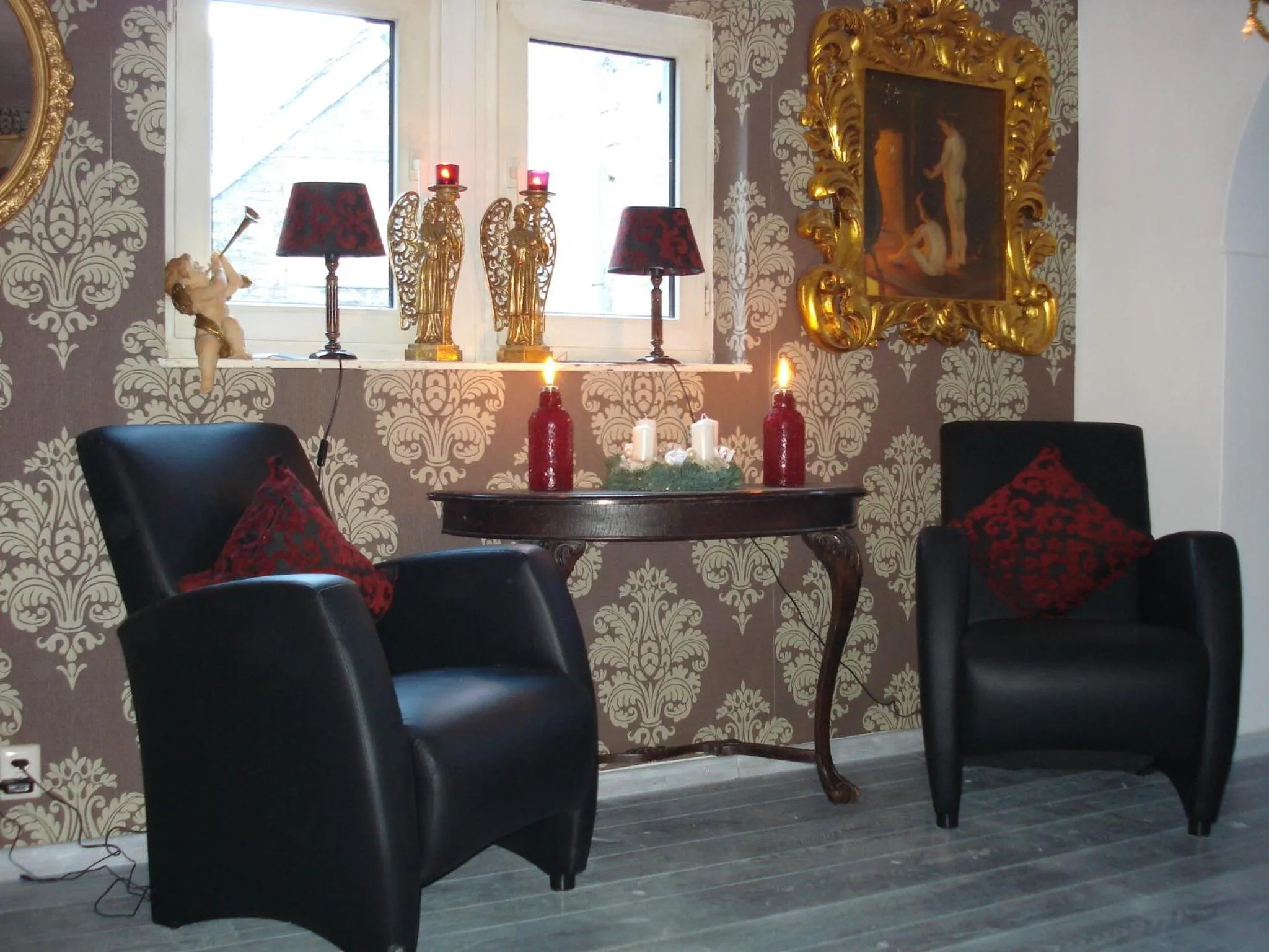 Seating area in Hotel Berneau