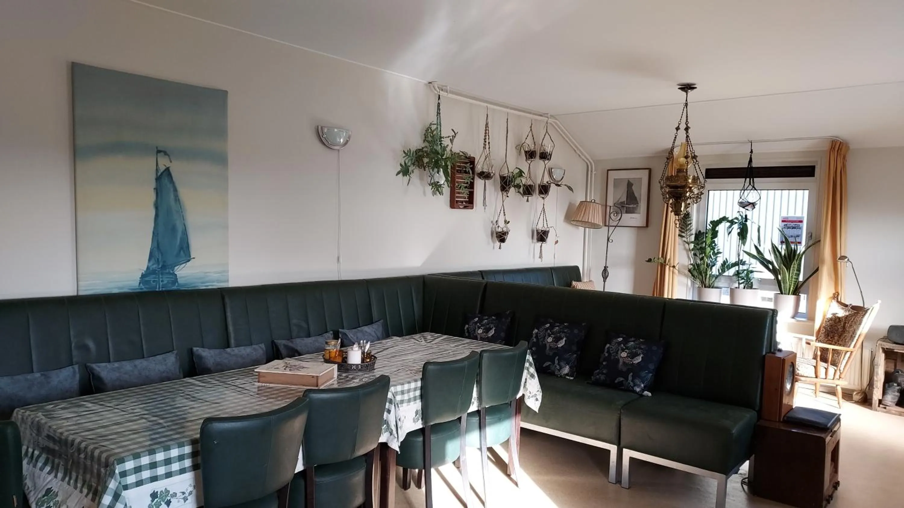 Living room in lodge 61 hotel aan het water