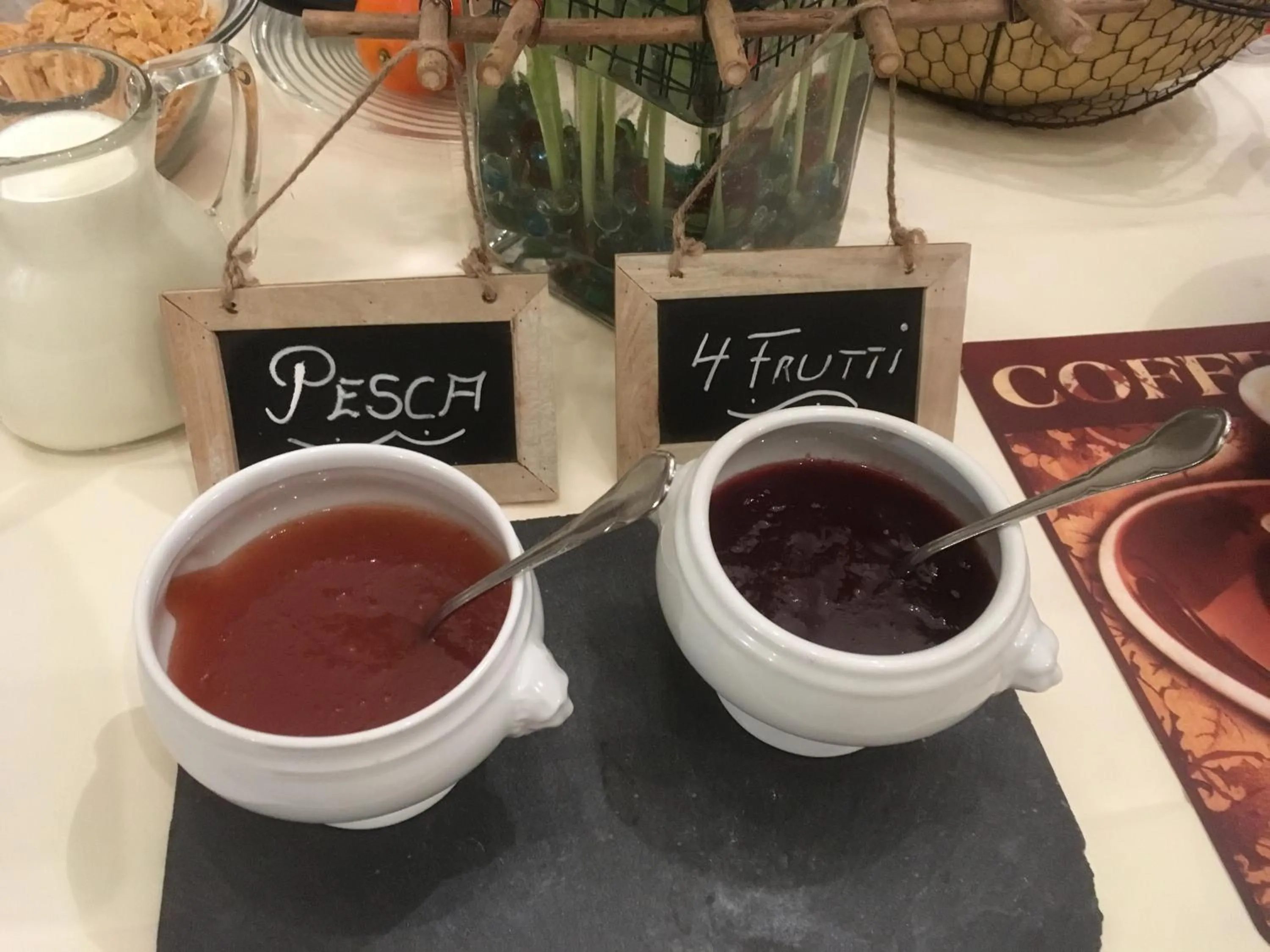 Buffet breakfast in Al Boccalino Bed&Breakfast