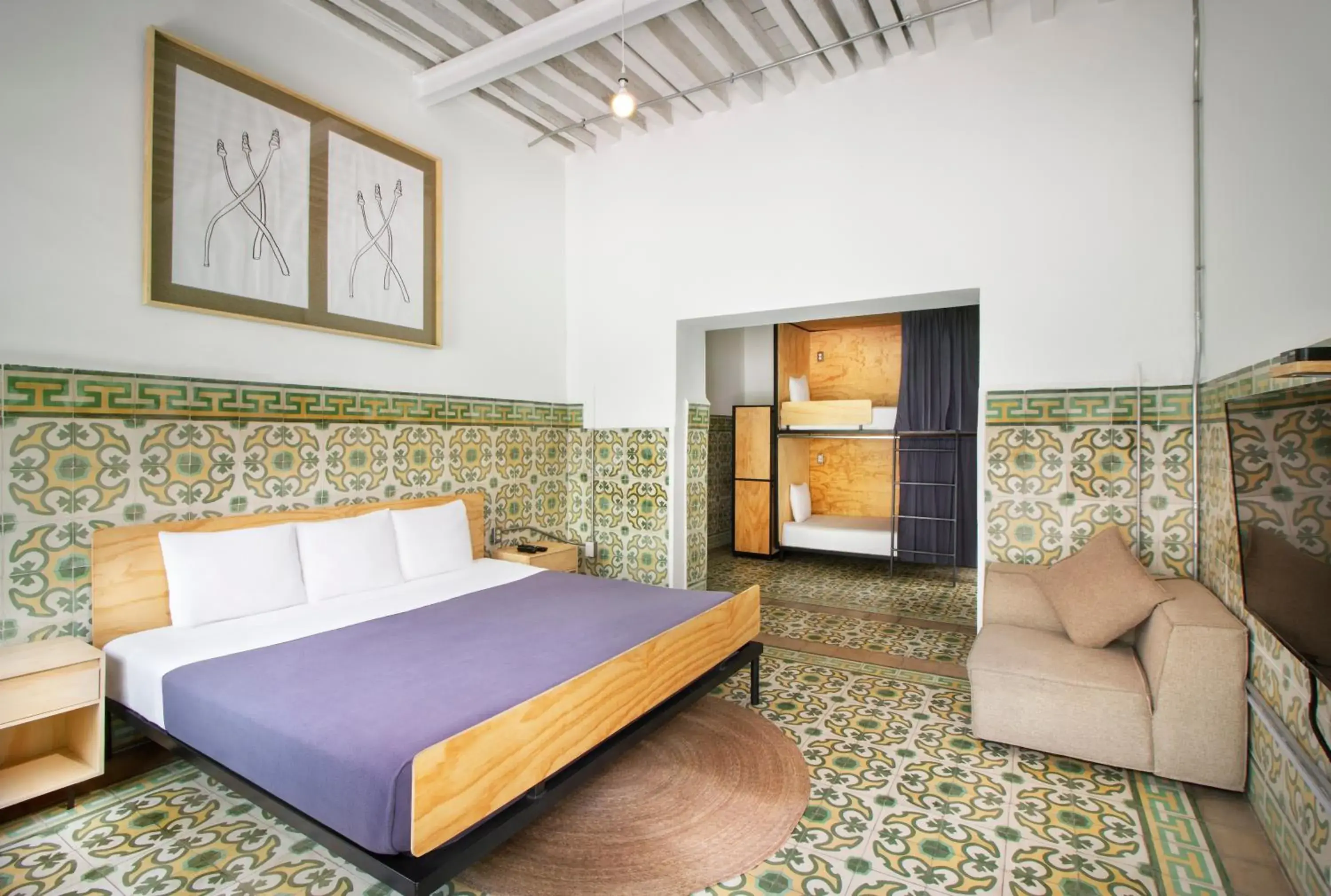 TV and multimedia, Bed in CASA MX alameda TV and multimedia, Bed in CASA MX alameda