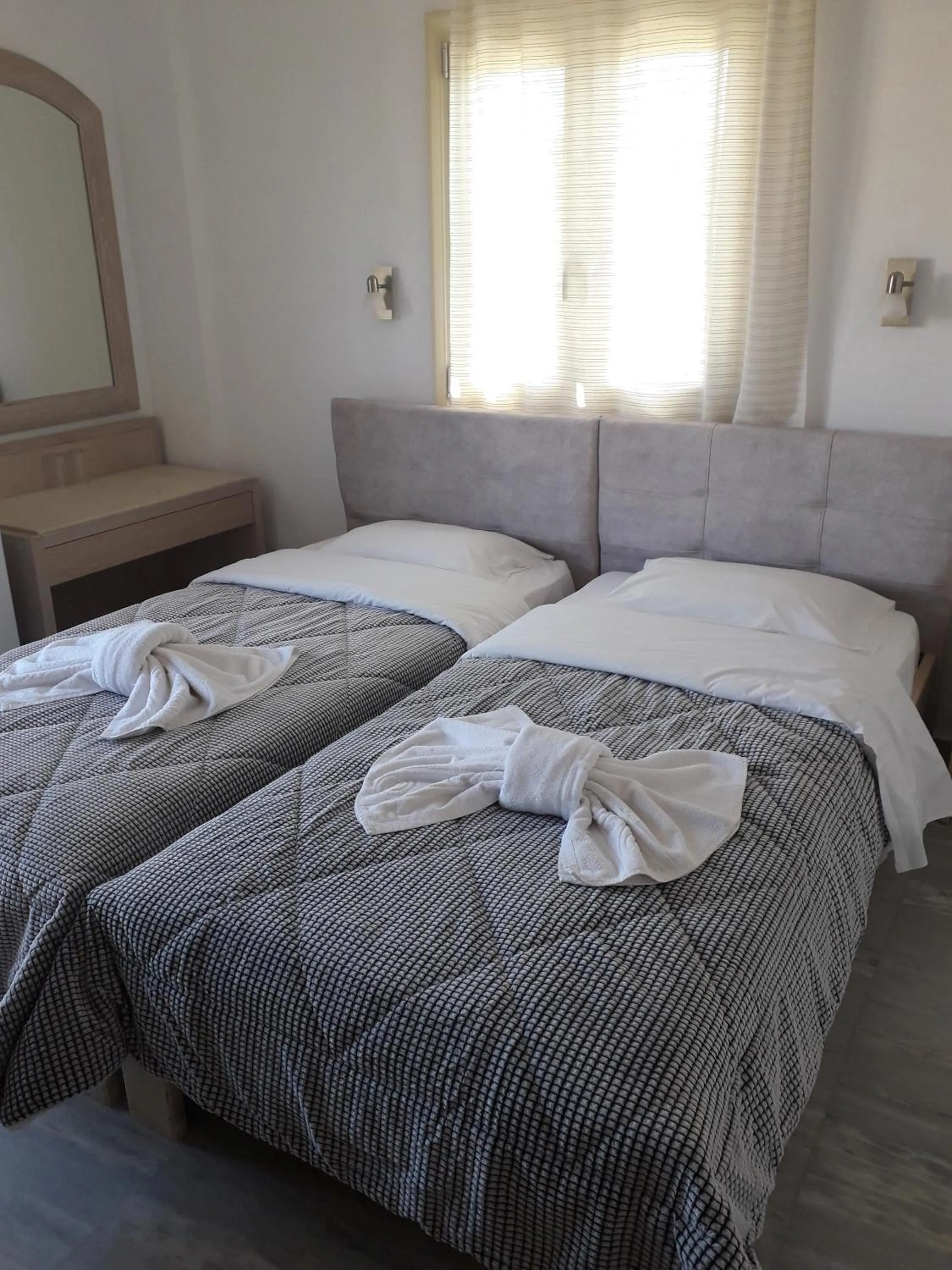 Bed in Knossos Hotel