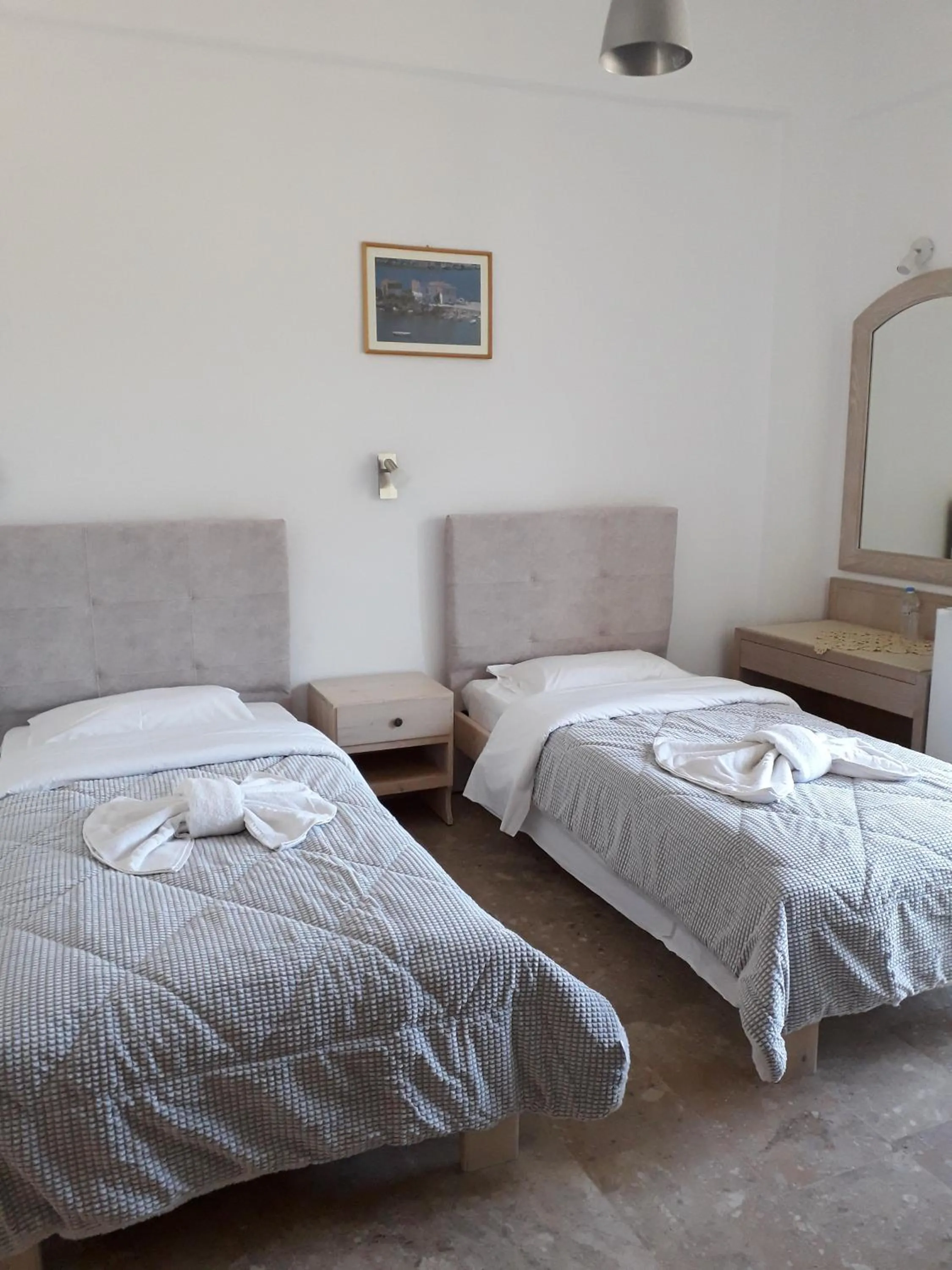 Bed in Knossos Hotel