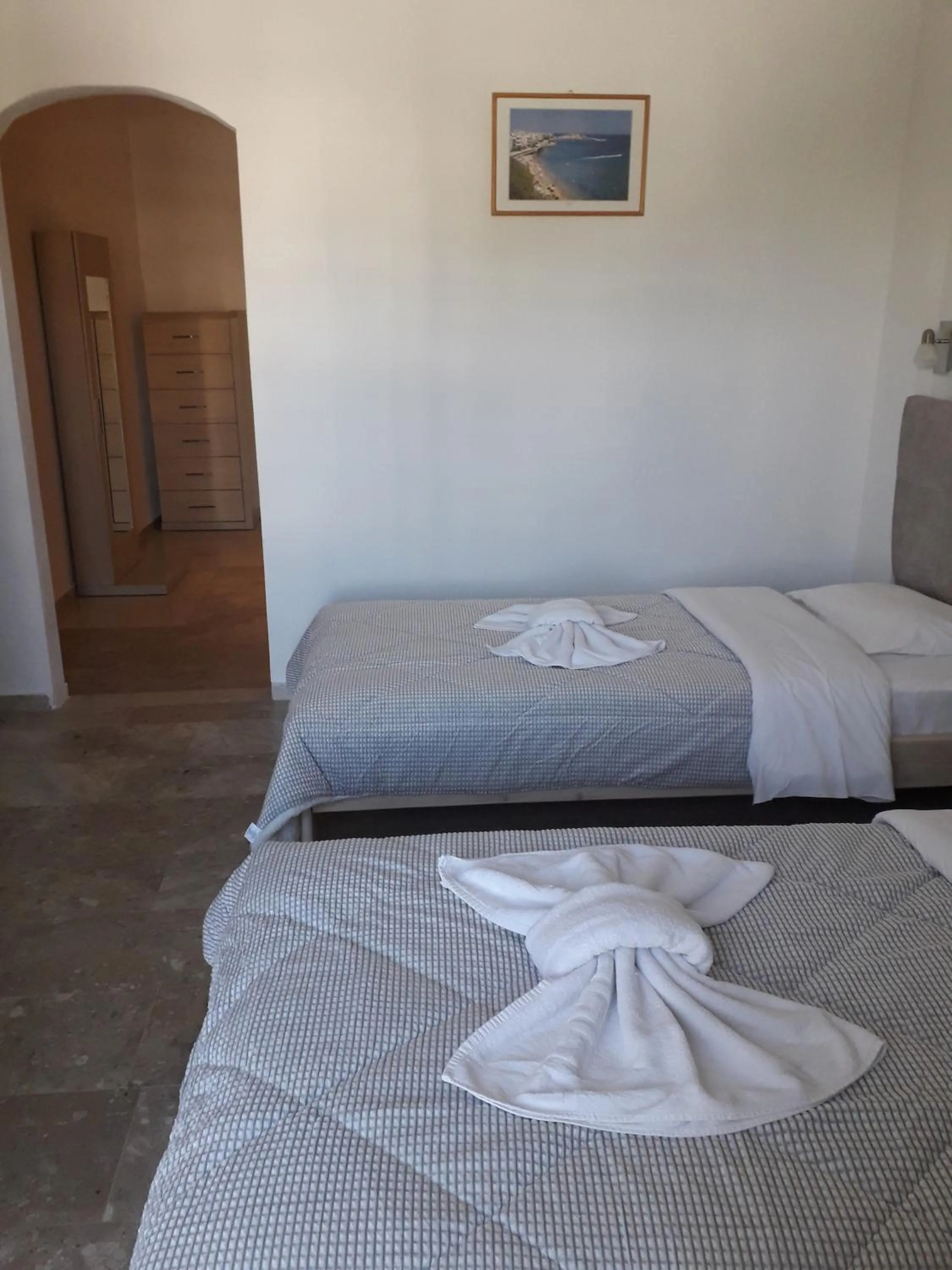 Bed in Knossos Hotel