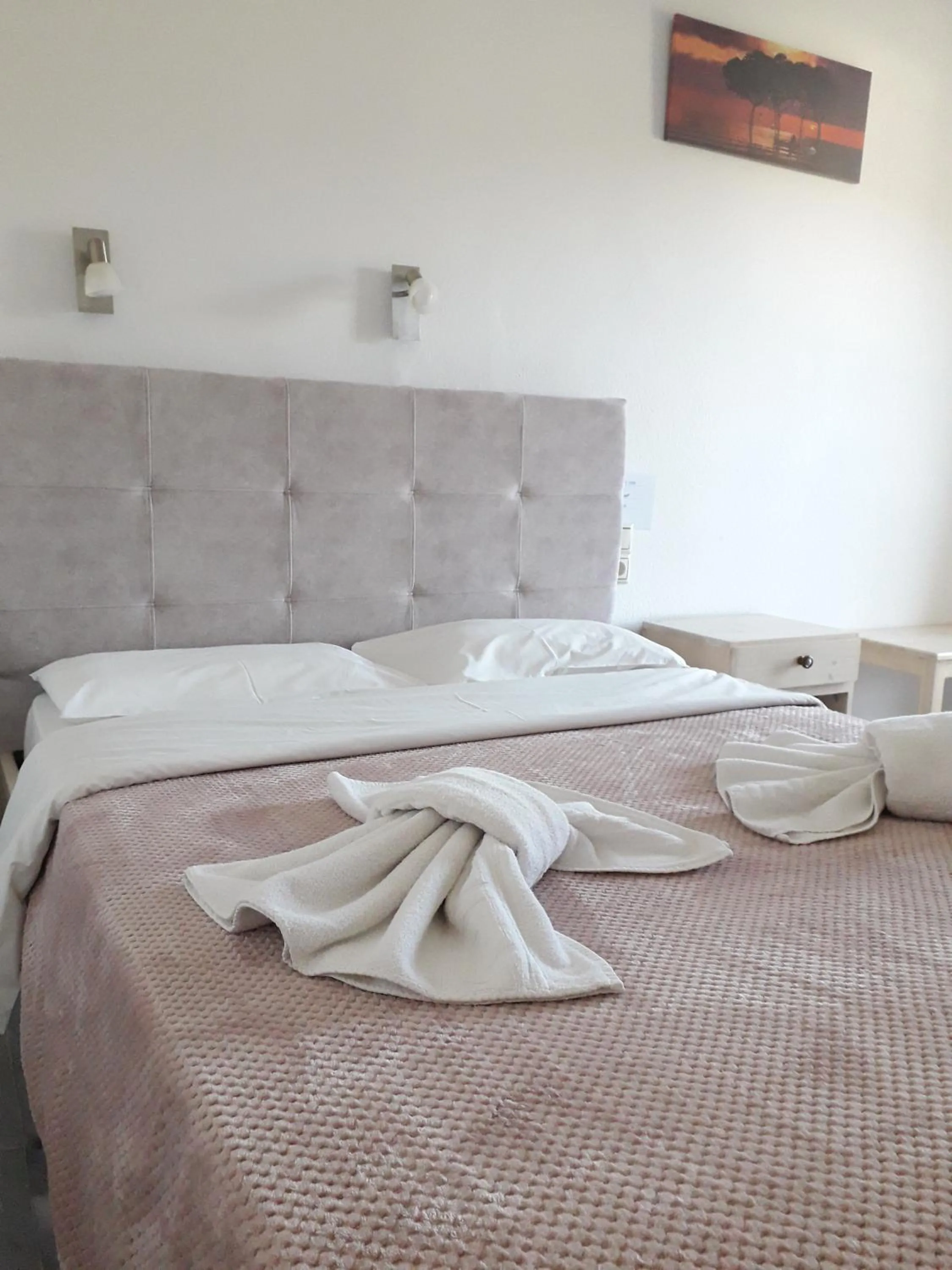 Bed in Knossos Hotel