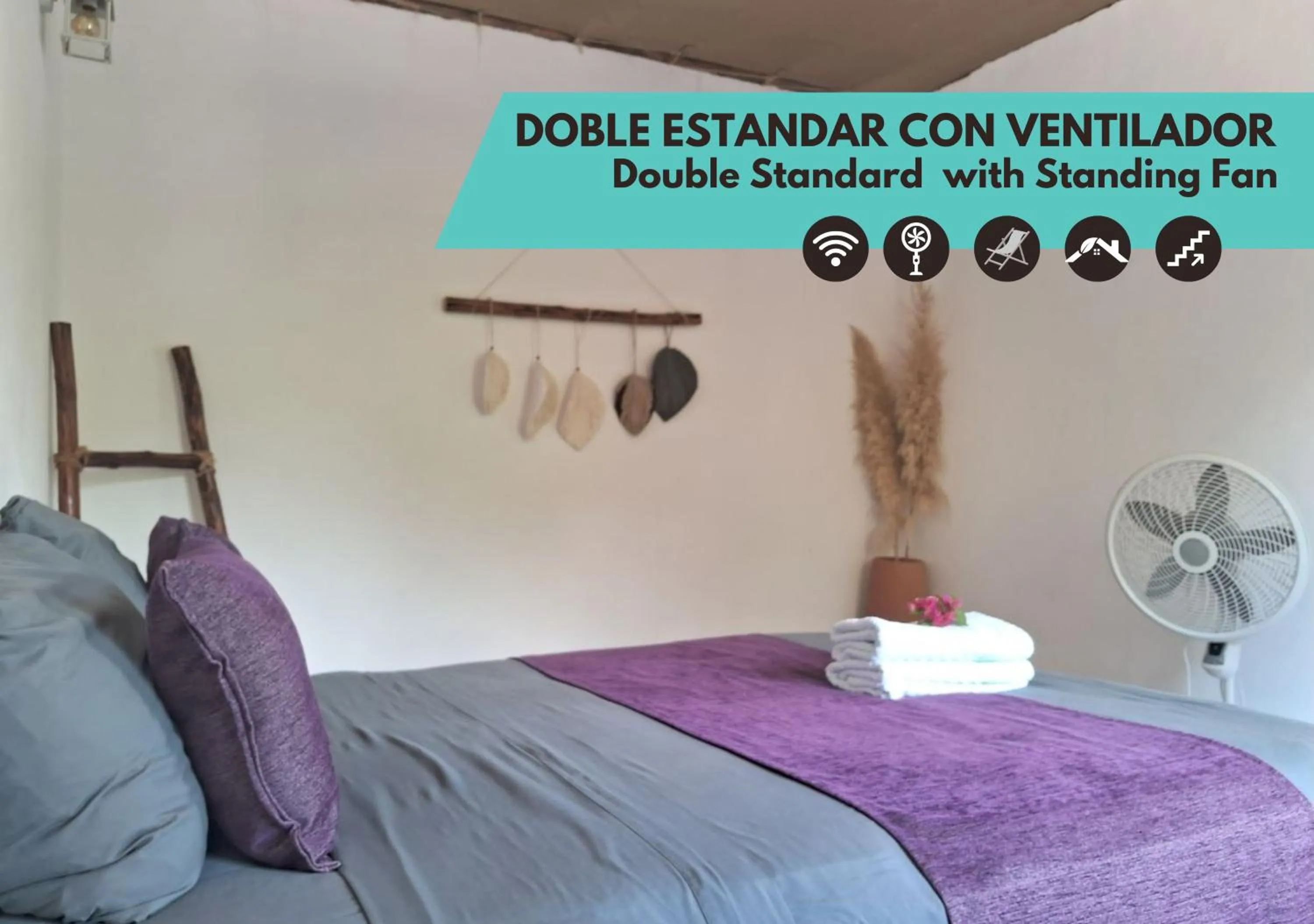 Bed in Hotel Posada Mykonos