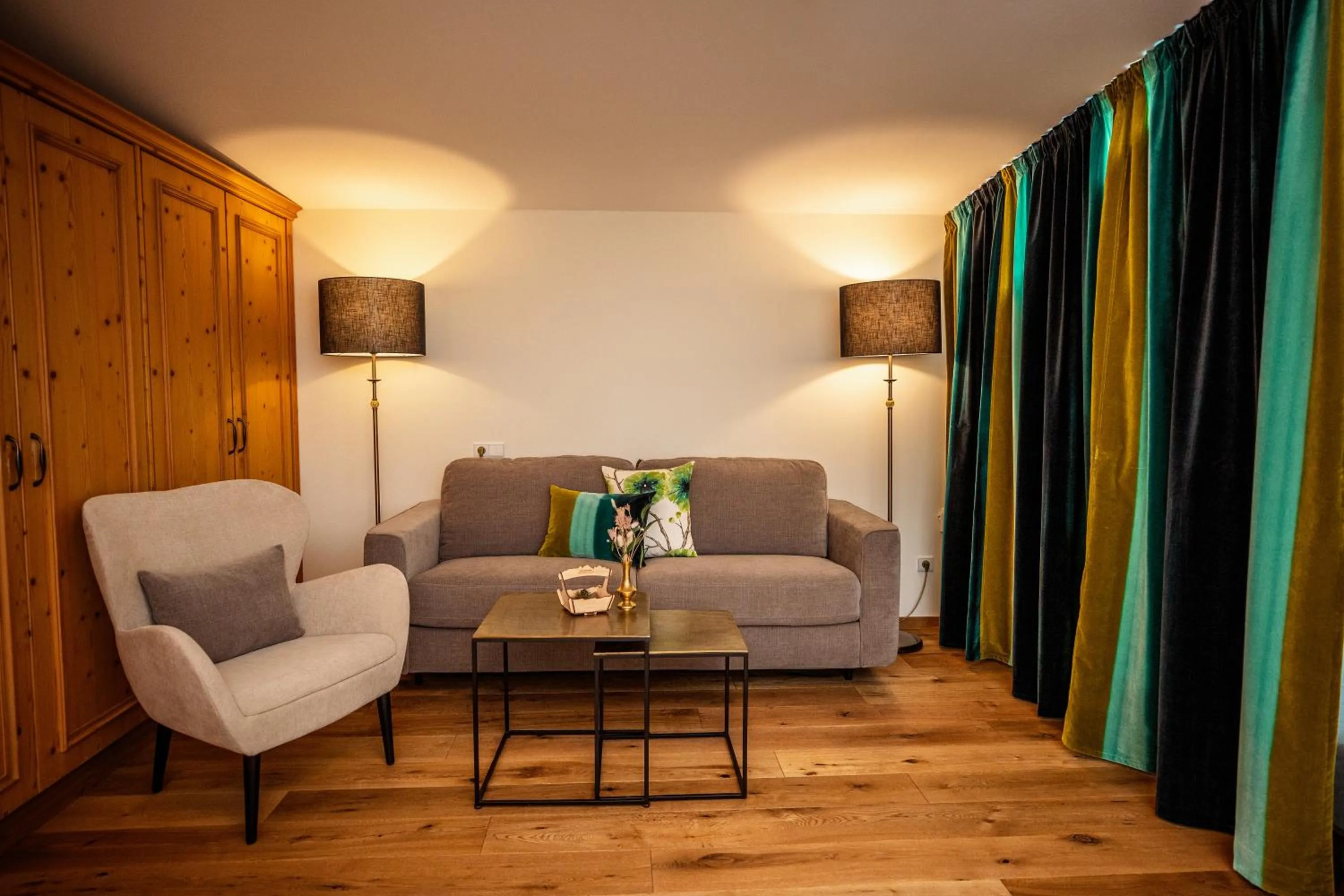 Living room in Moseralm Dolomiti Hideaway