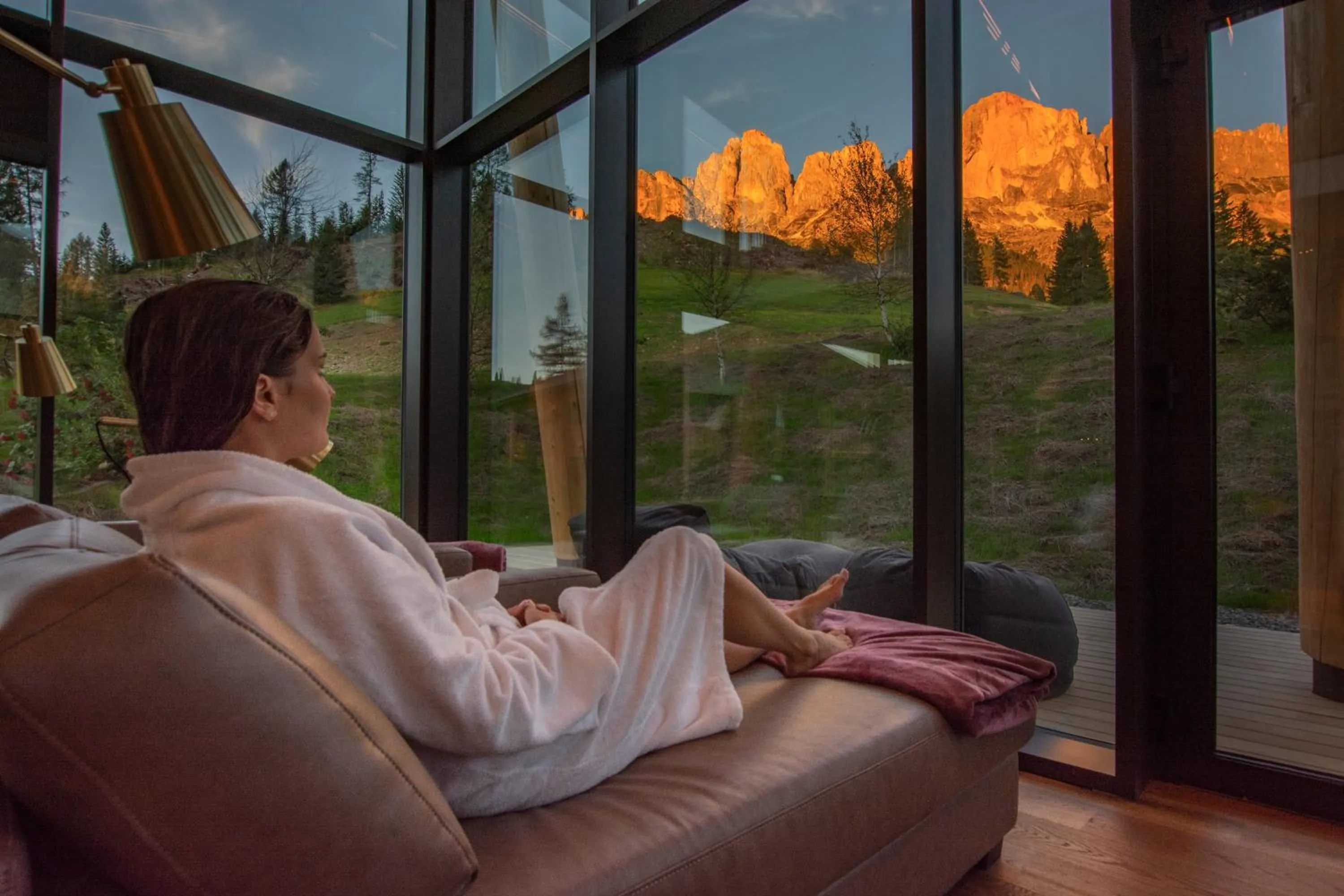 Spa and wellness centre/facilities in Moseralm Dolomiti Hideaway