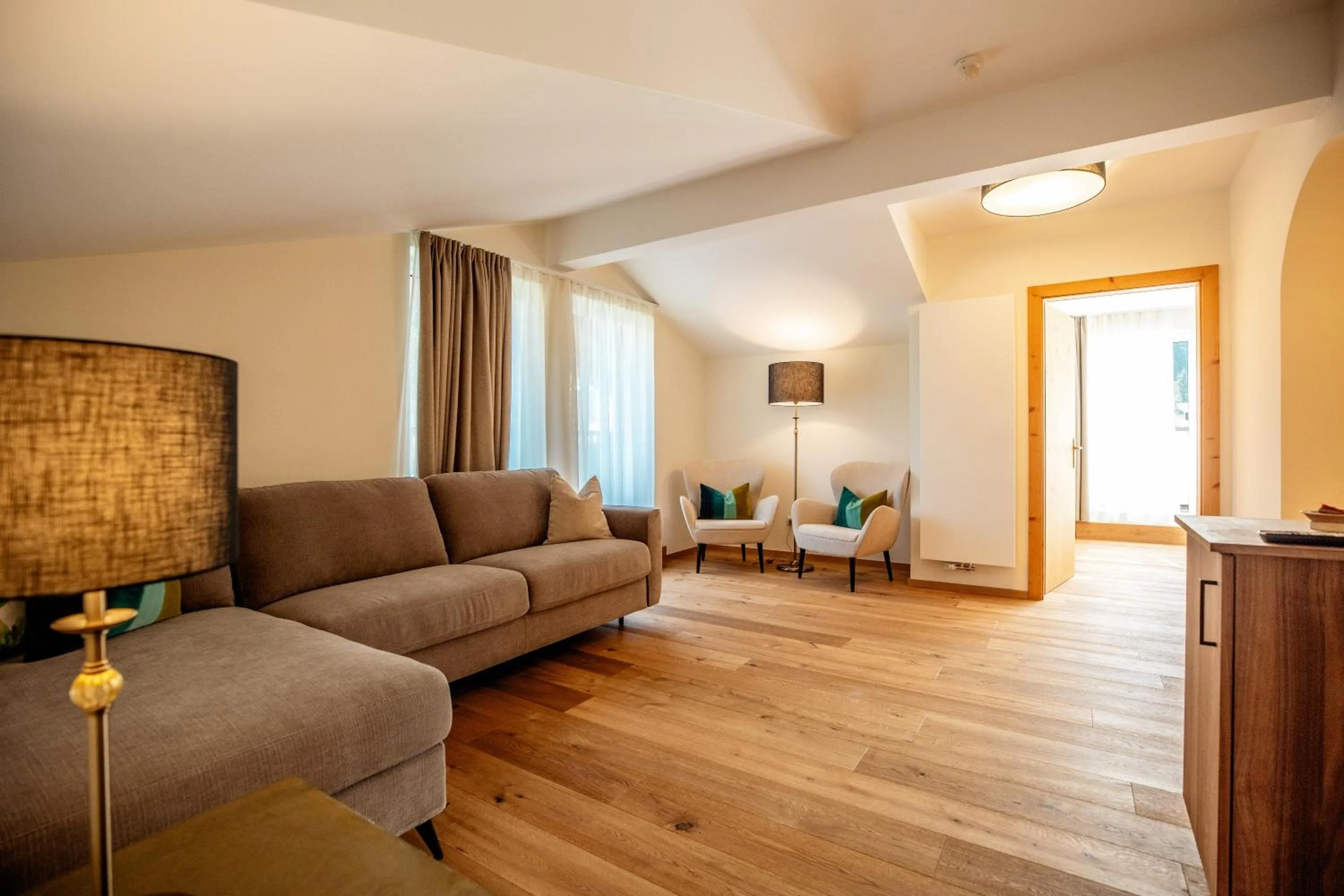 Living room in Moseralm Dolomiti Hideaway