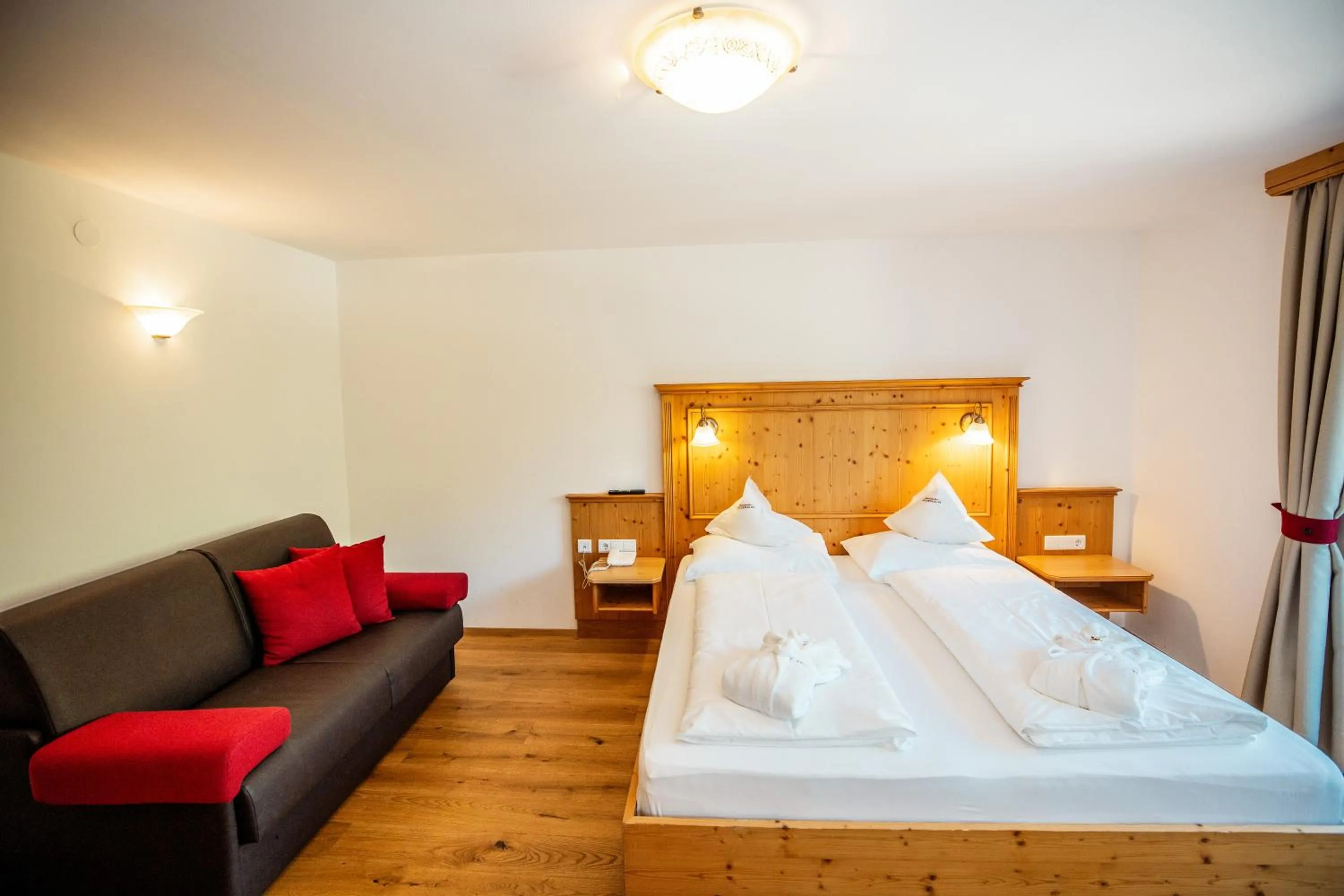 Bed in Moseralm Dolomiti Hideaway