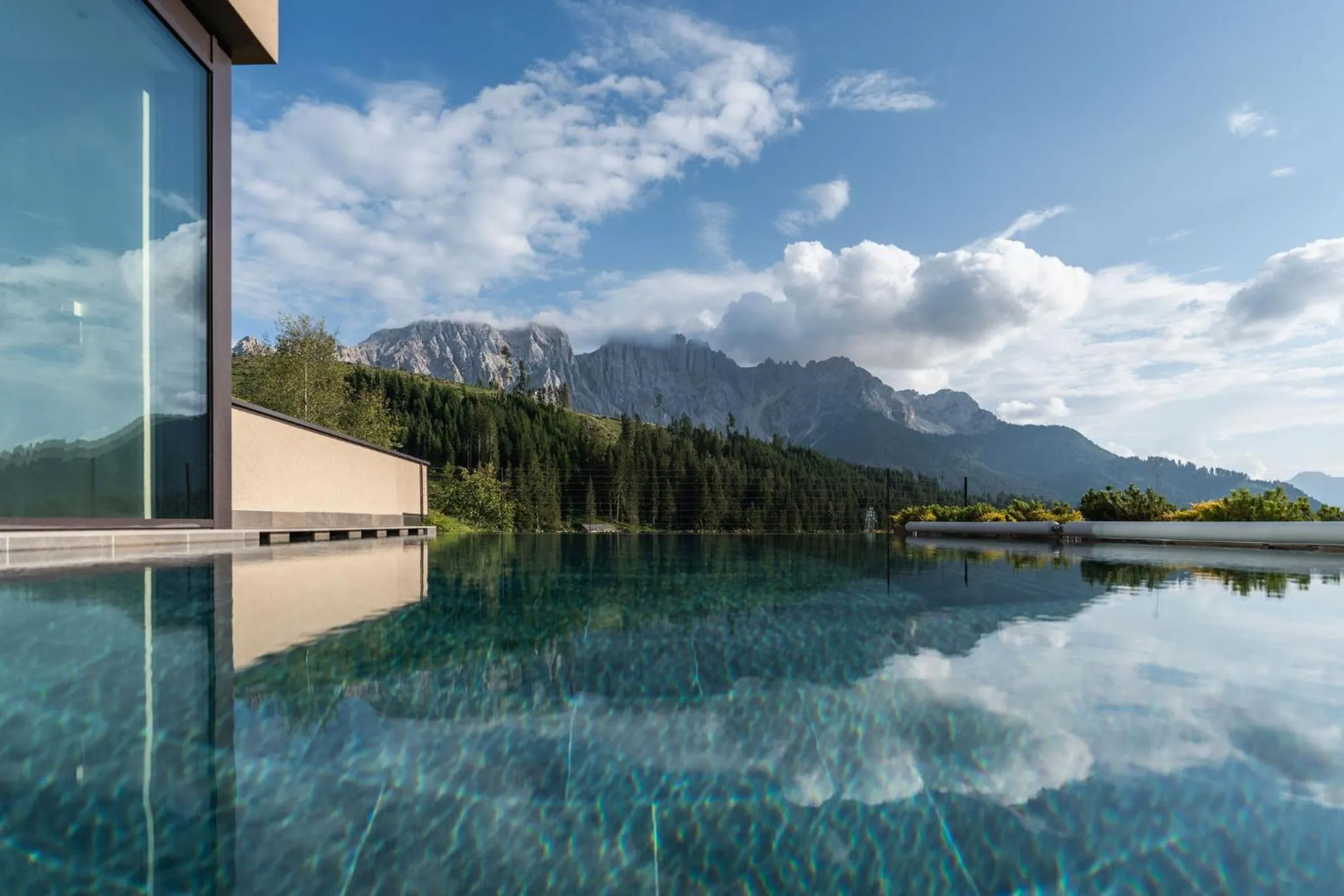 Swimming pool in Moseralm Dolomiti Hideaway