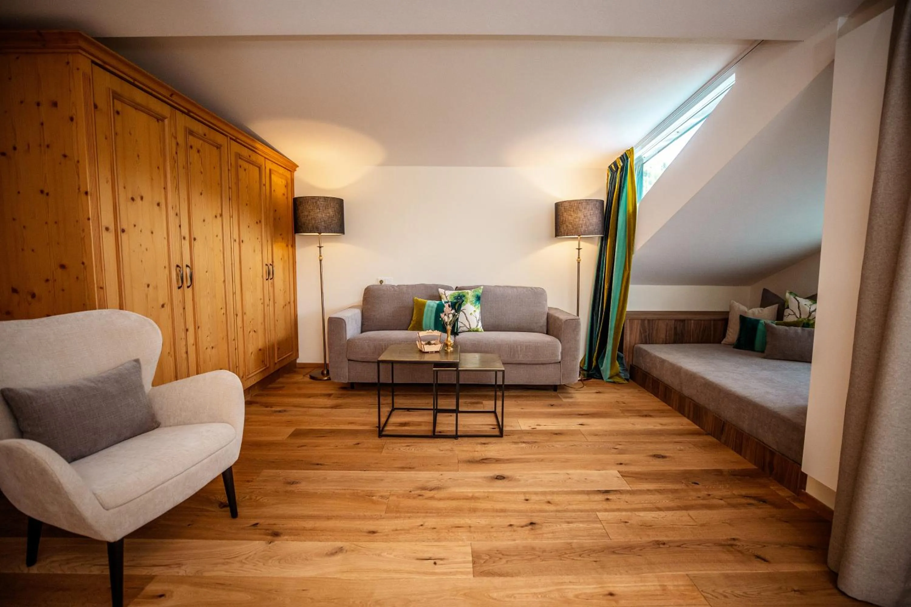 Living room in Moseralm Dolomiti Hideaway