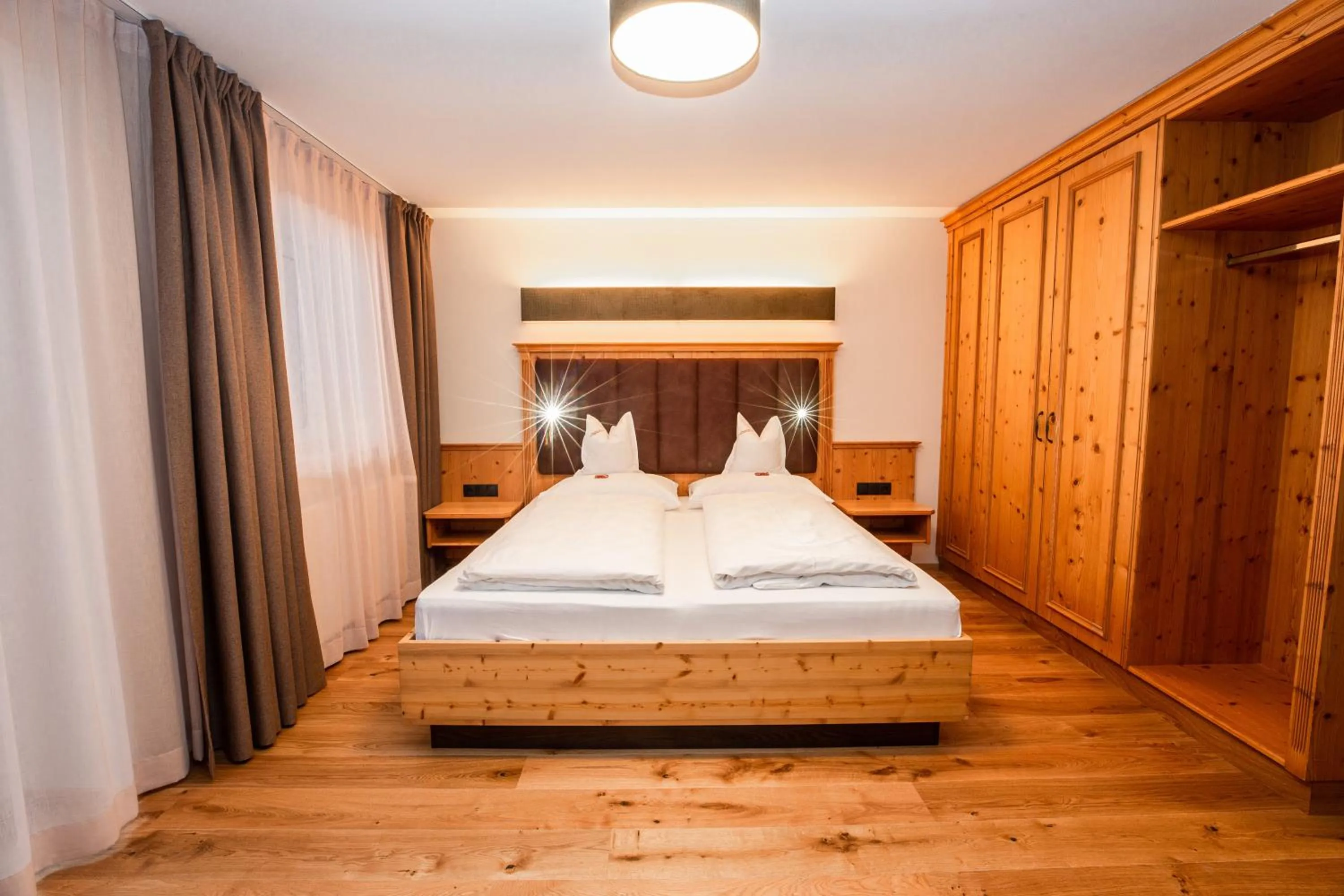 Bed in Moseralm Dolomiti Hideaway