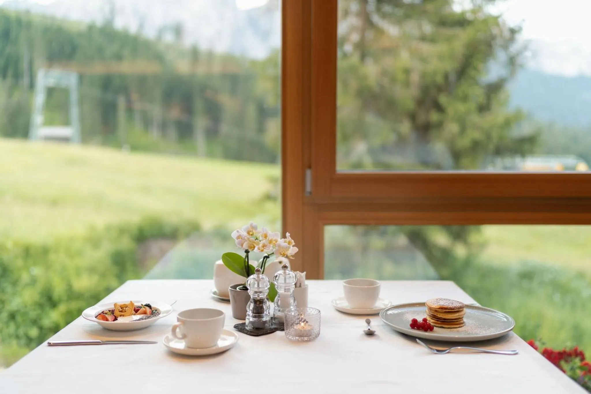 Breakfast in Moseralm Dolomiti Hideaway