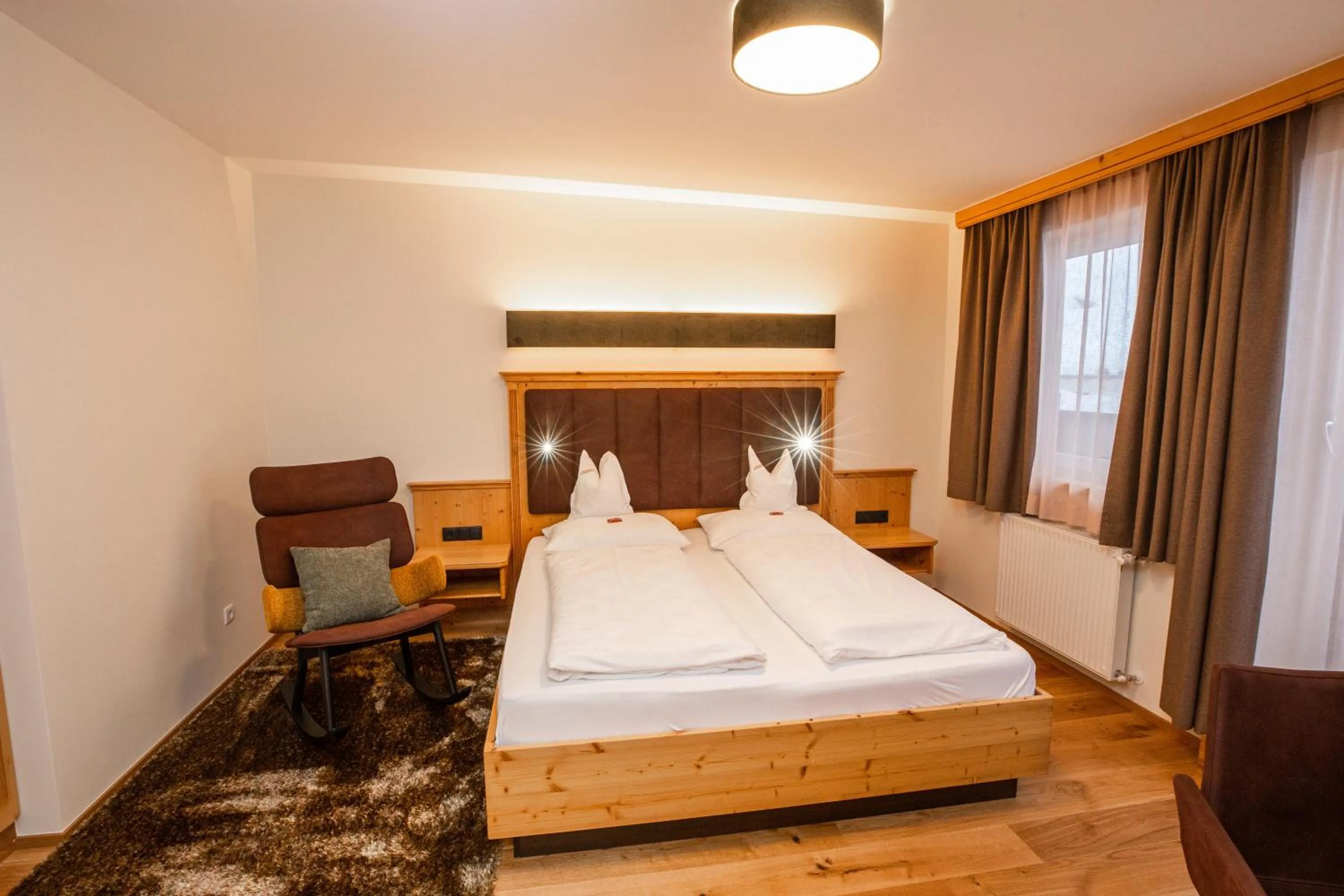 Bed in Moseralm Dolomiti Hideaway