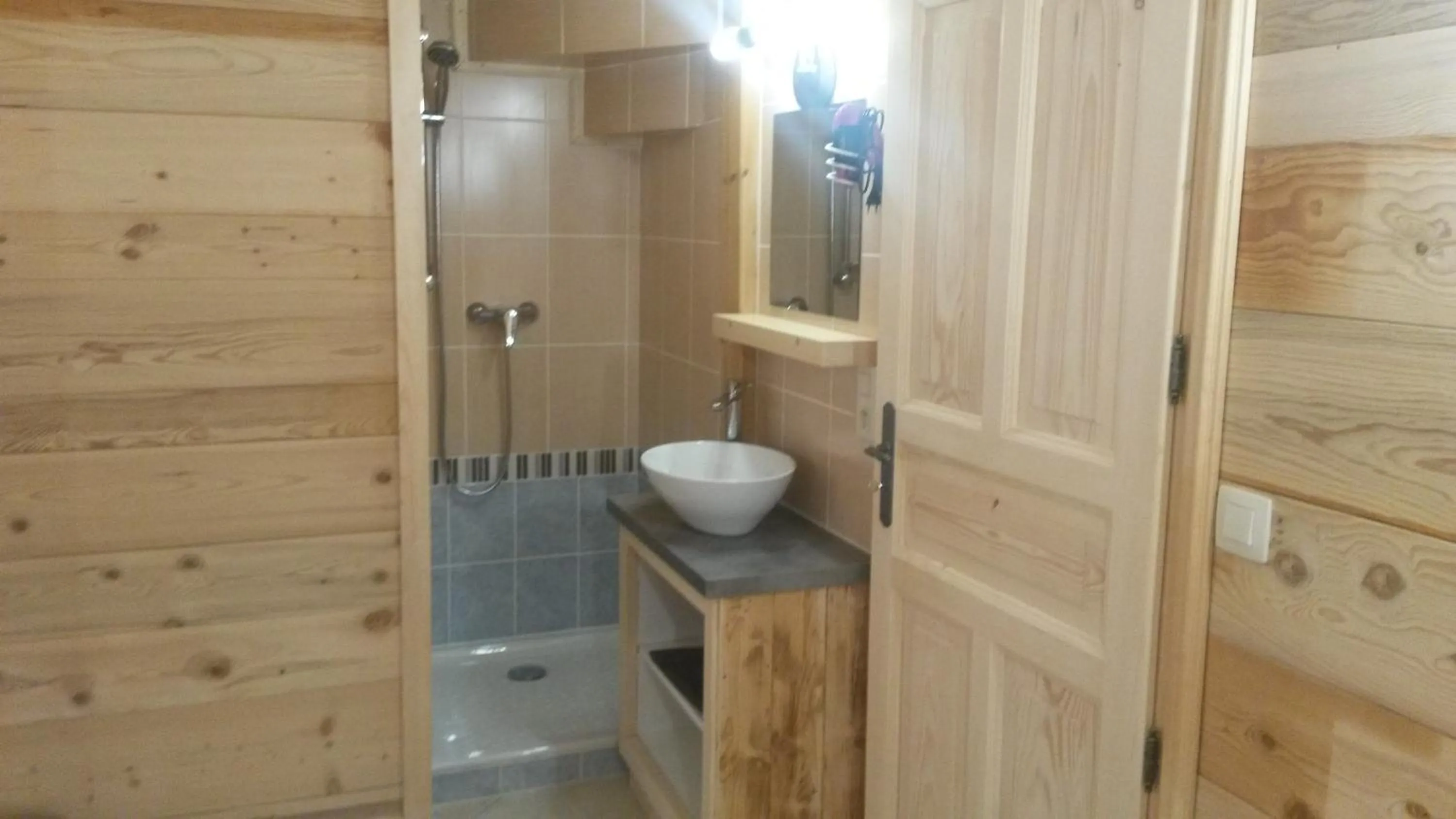 Bathroom in Apart'hotel & Spa "La Destière"