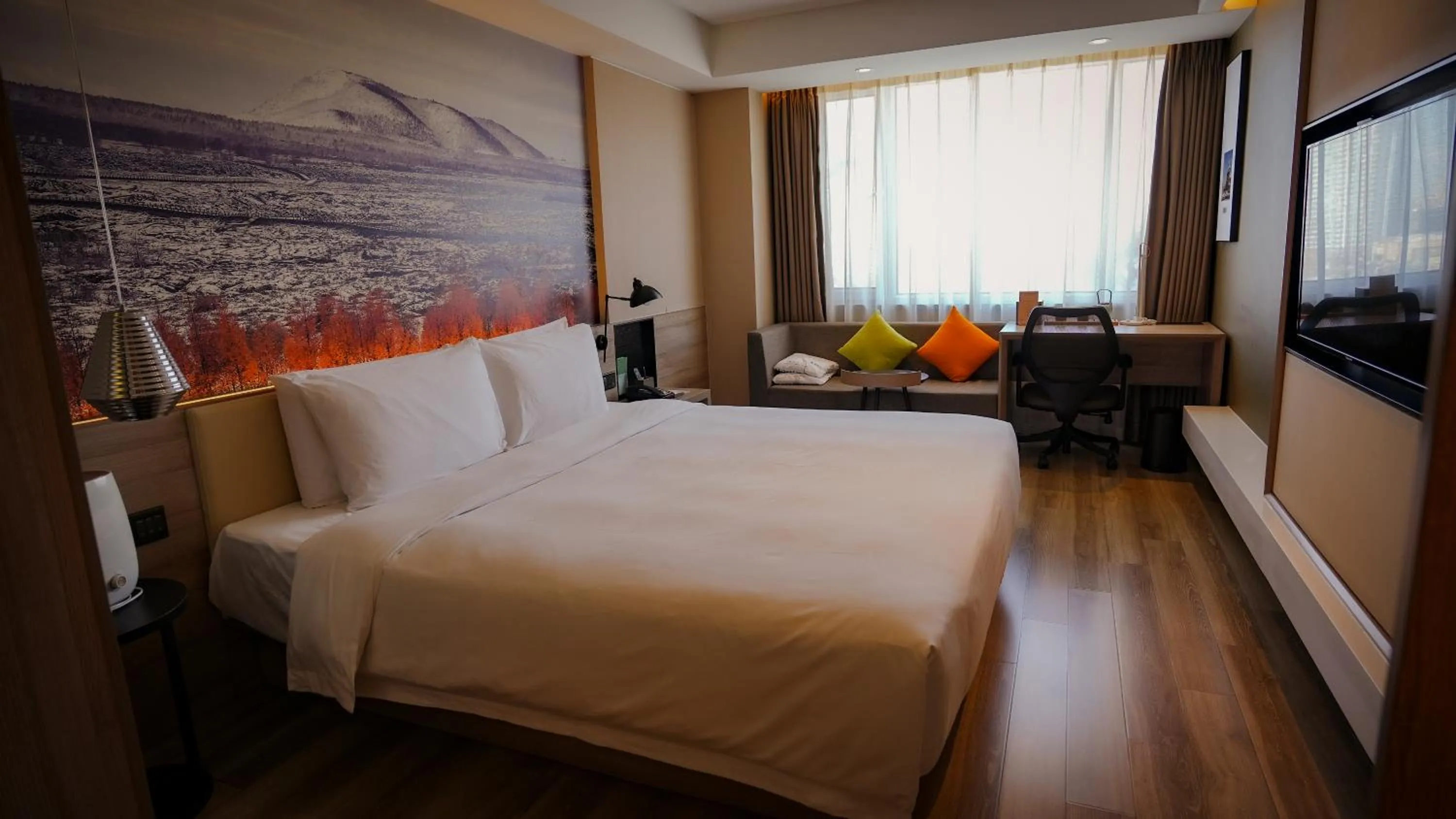 Bedroom, Bed in Atour Hotel Harbin Convention and Exhibition Center