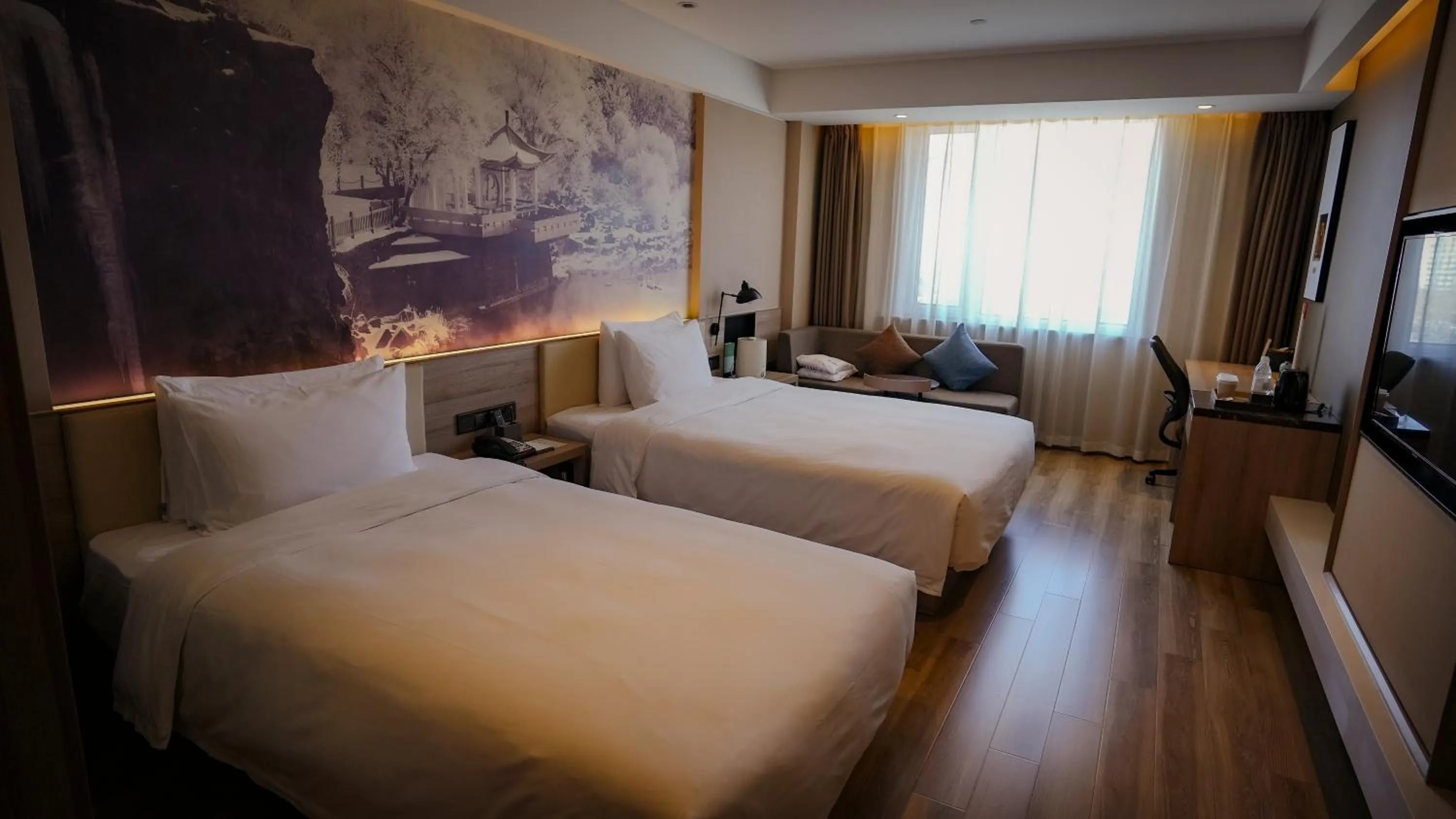 Bedroom, Bed in Atour Hotel Harbin Convention and Exhibition Center